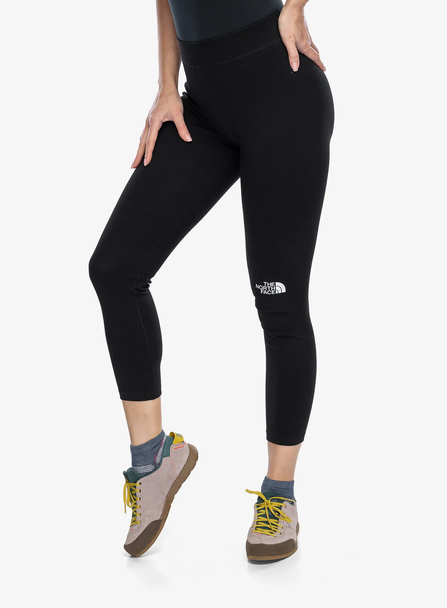 Ženske pajkice The North Face Interlock Cotton Leggings - tnf black