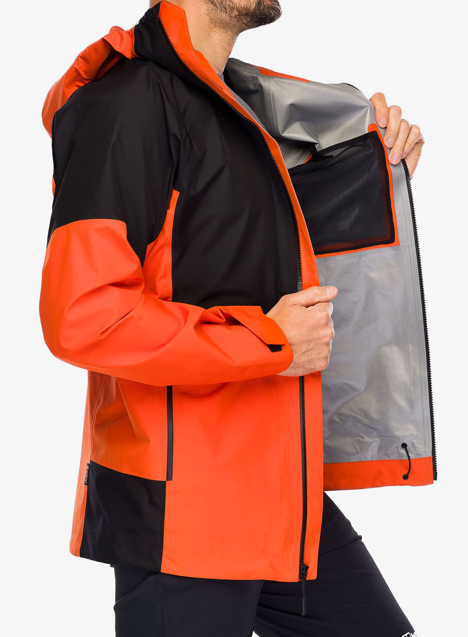 Hardshell jakna The North Face Jazzi GTX Jacket - red orange/tnf black