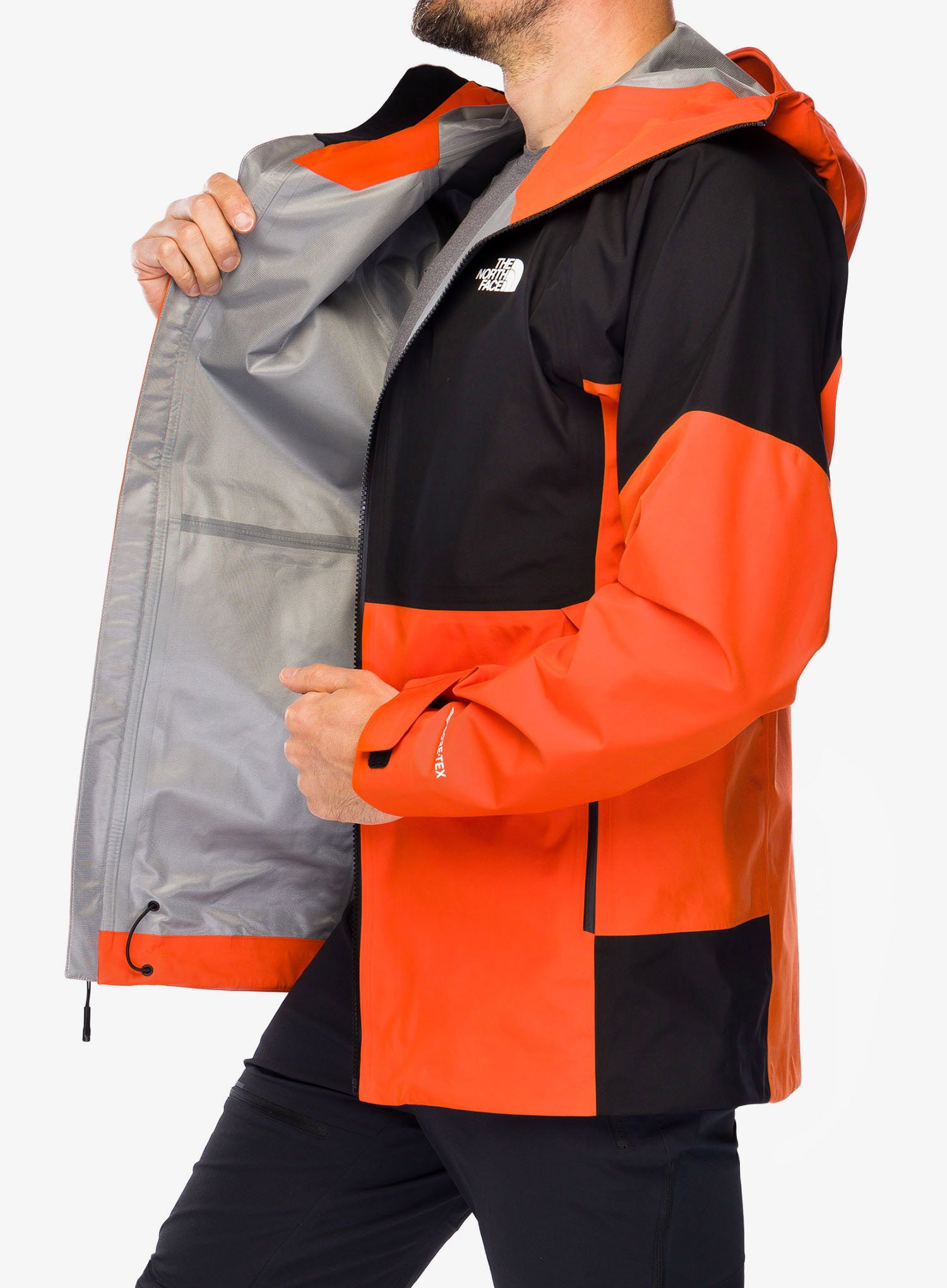 Hardshell jakna The North Face Jazzi GTX Jacket - red orange/tnf black