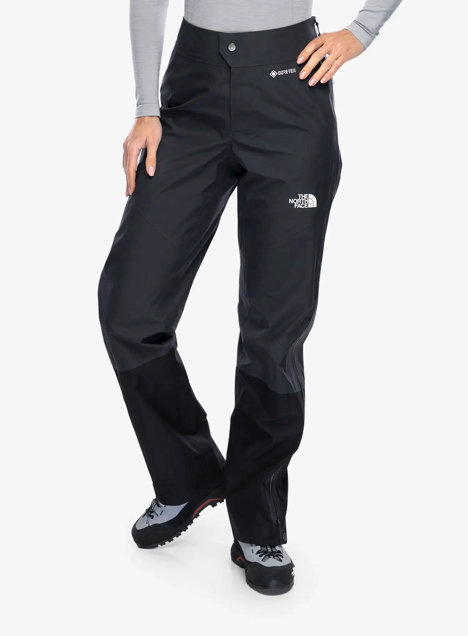 Ženske GORE-TEX hlače The North Face Jazzi GTX Pant - asphalt grey/tnf black