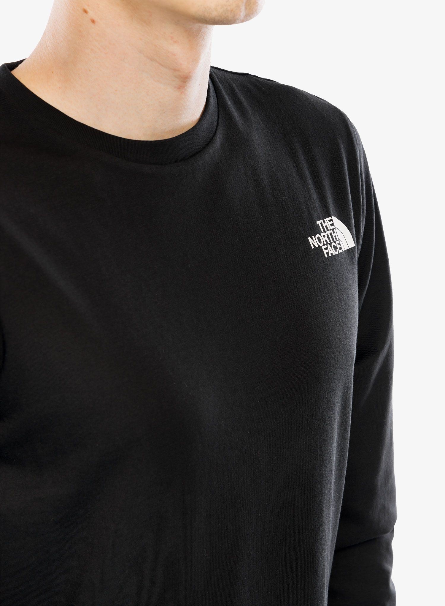 Puloverji brez kapuce The North Face L/S Easy Tee - tnf black