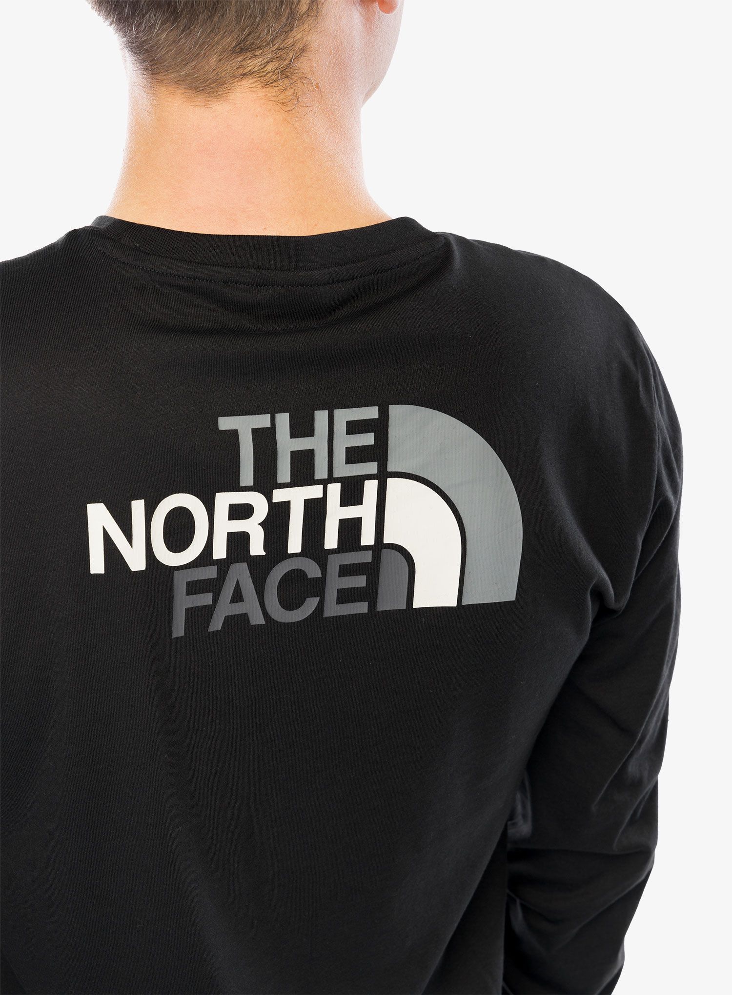 Puloverji brez kapuce The North Face L/S Easy Tee - tnf black