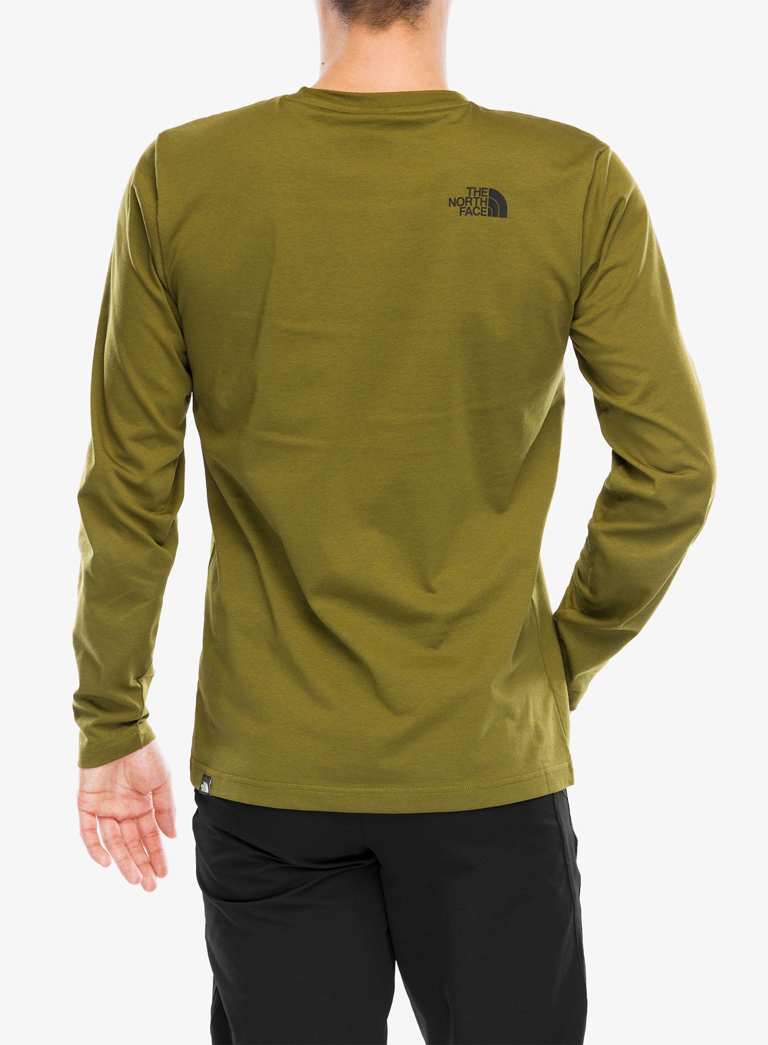Majica z dolgimi rokavi The North Face  L/S Simple Dome Tee - forest olive