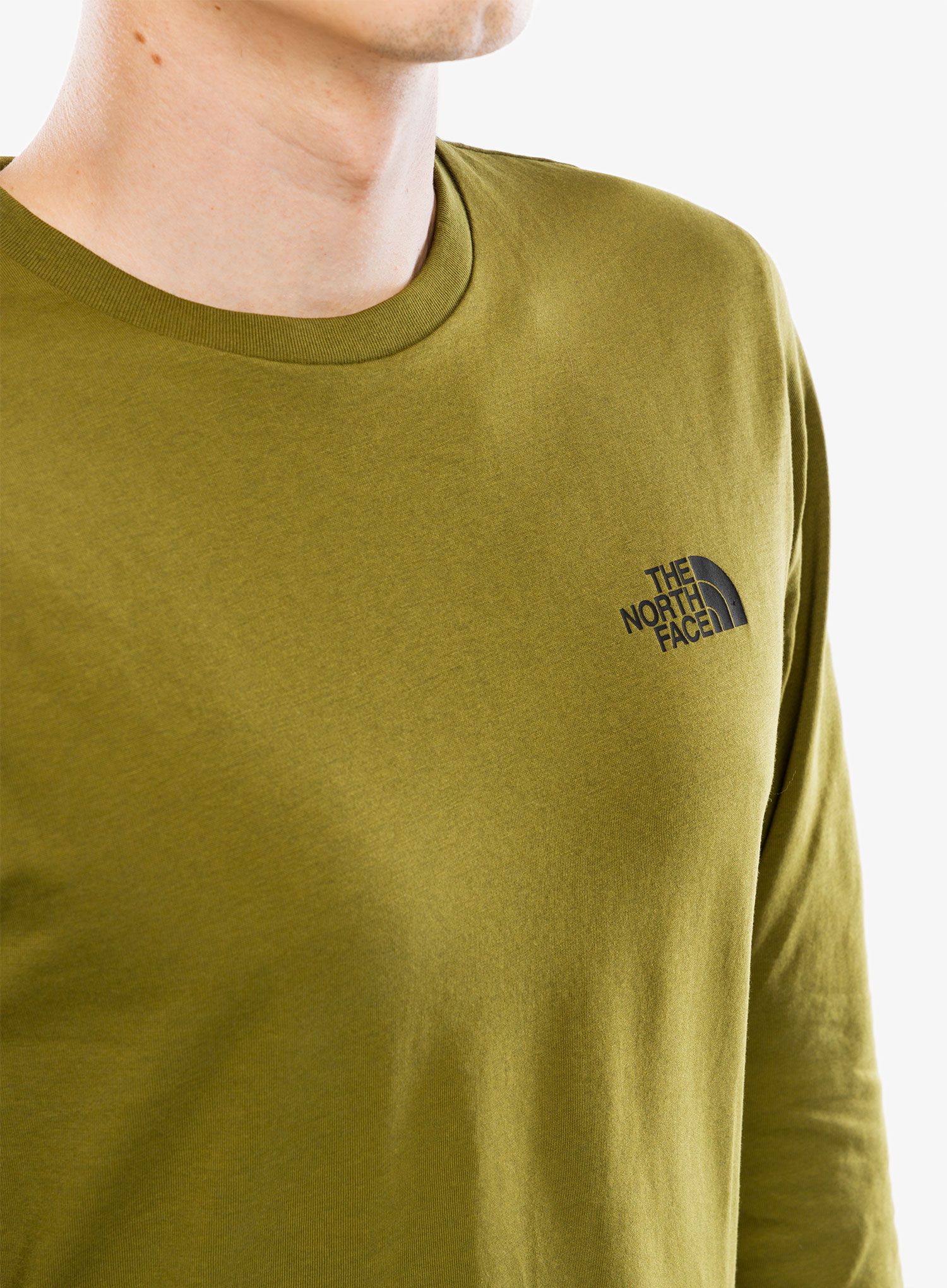 Majica z dolgimi rokavi The North Face  L/S Simple Dome Tee - forest olive