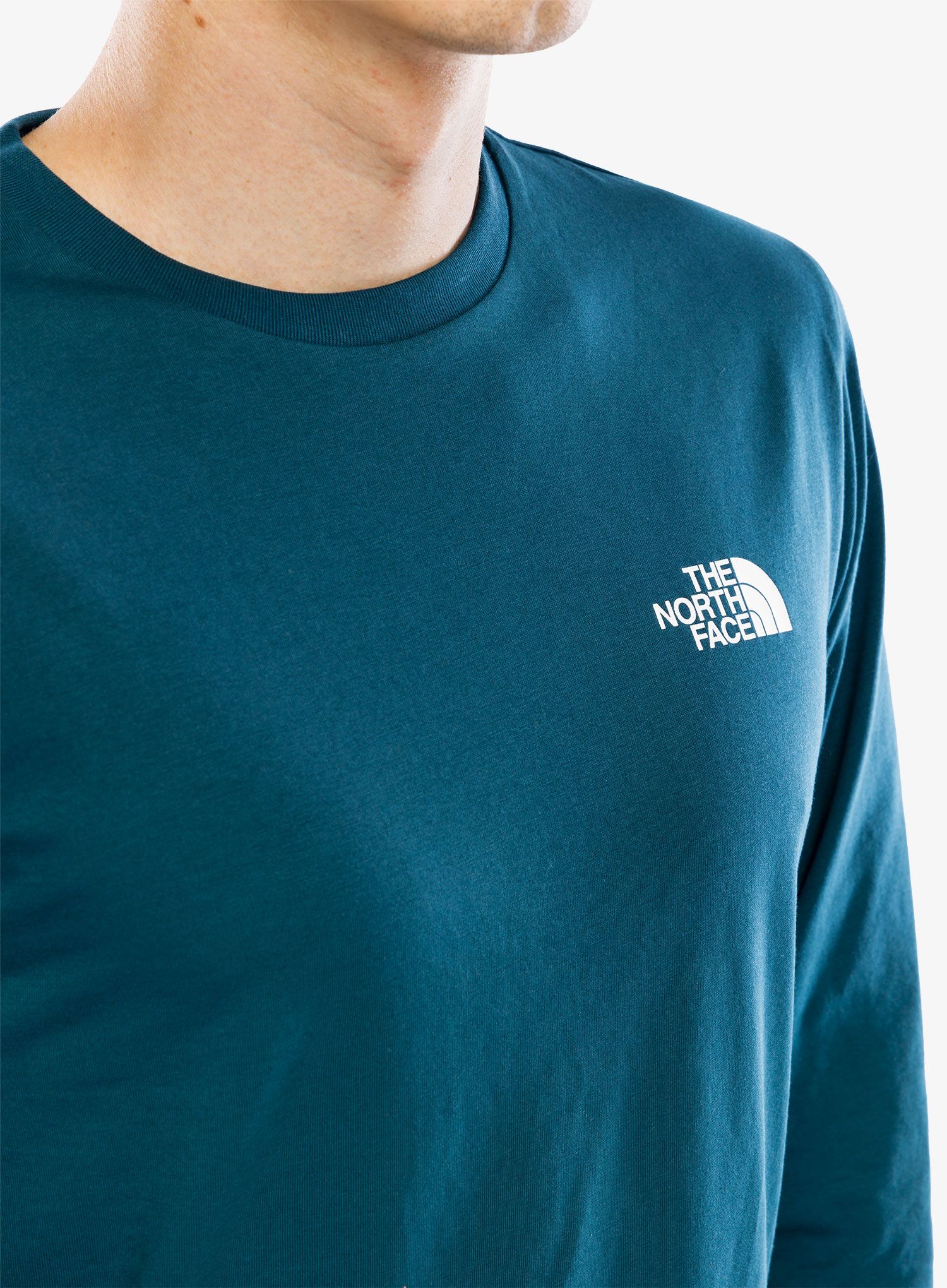 Majica z dolgimi rokavi The North Face  L/S Simple Dome Tee - midnight petrol