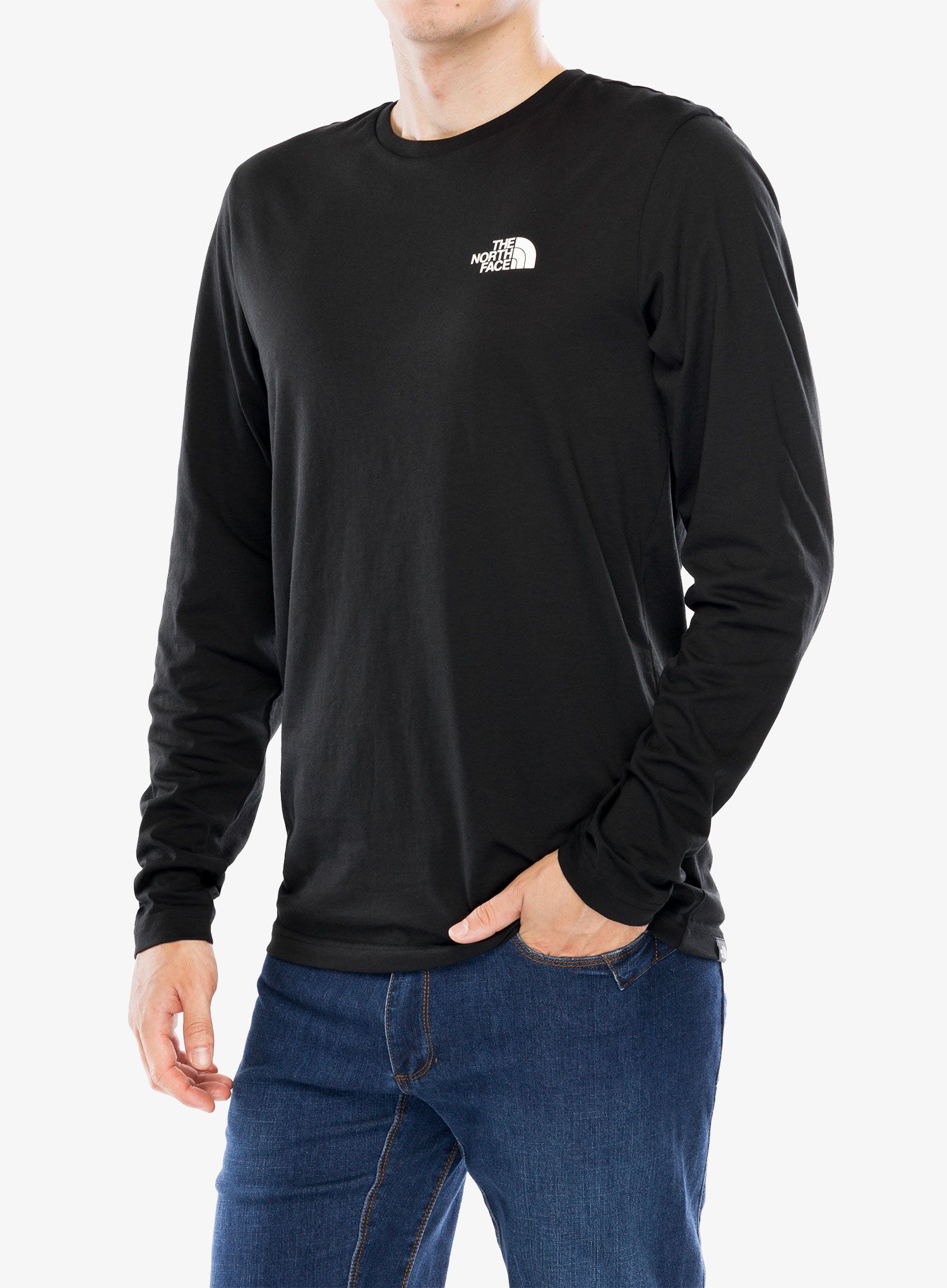 Majica z dolgimi rokavi The North Face  L/S Simple Dome Tee - tnf black