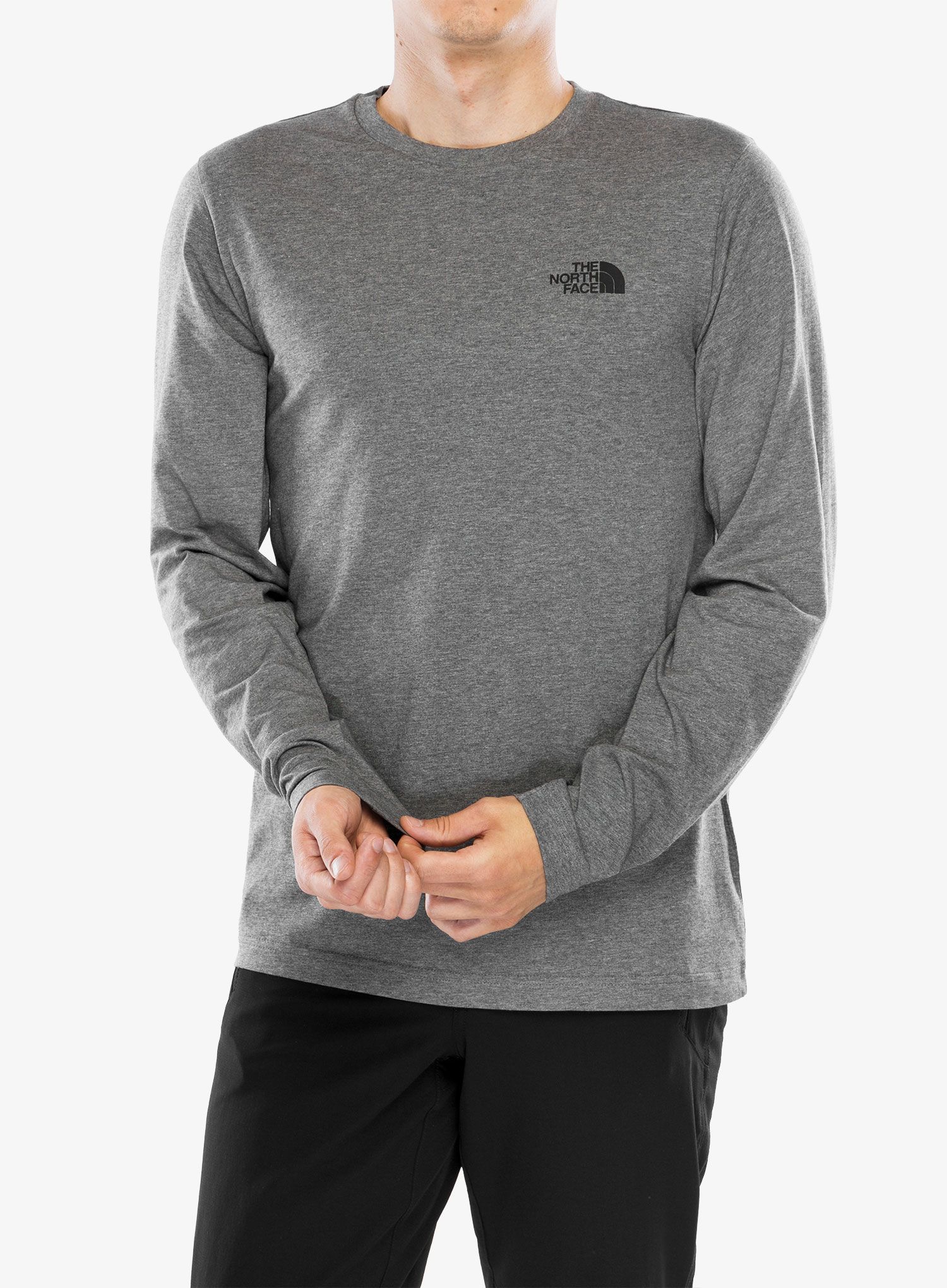 Majica z dolgimi rokavi The North Face  L/S Simple Dome Tee - tnf medium grey heather