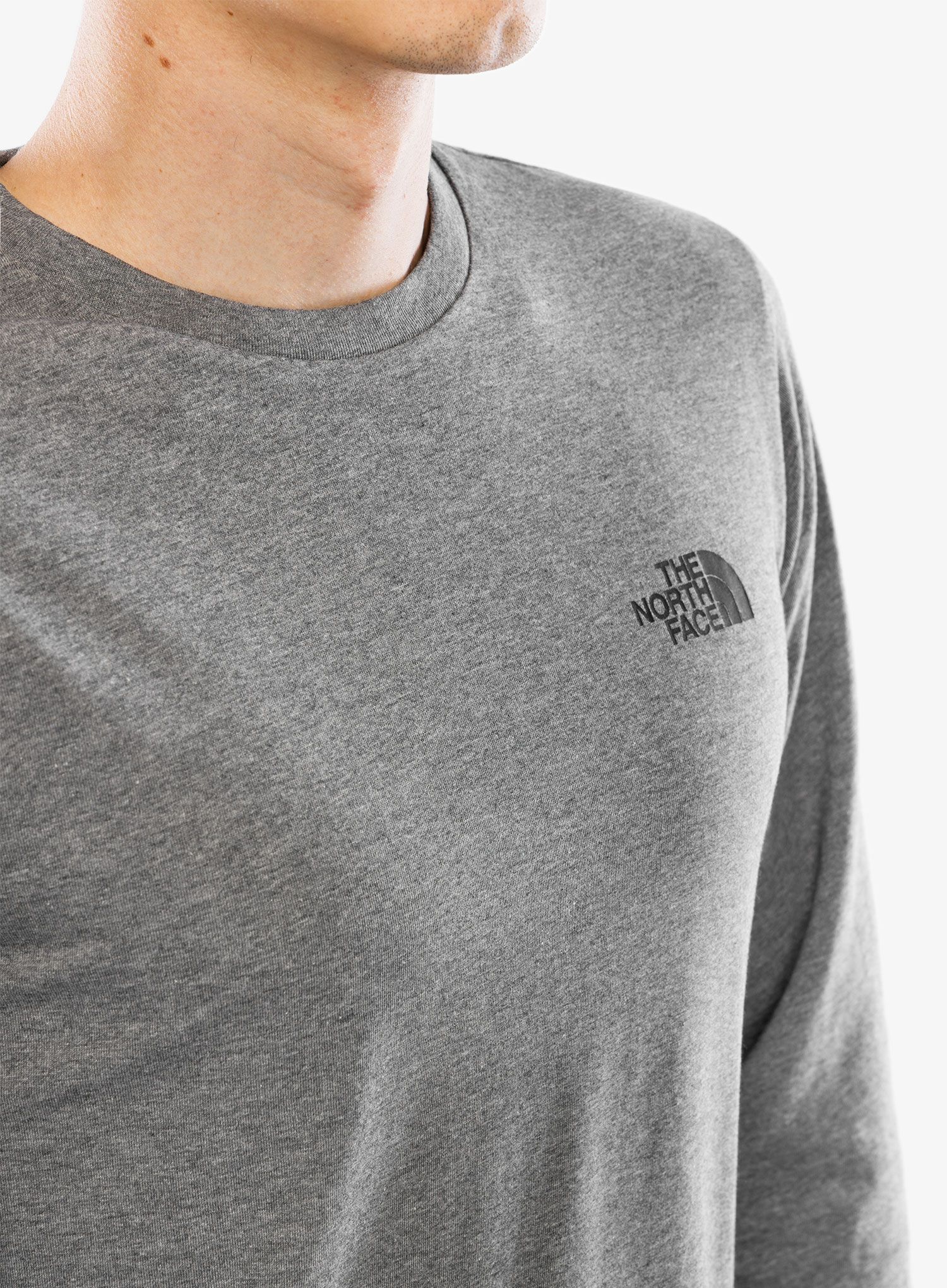 Majica z dolgimi rokavi The North Face  L/S Simple Dome Tee - tnf medium grey heather