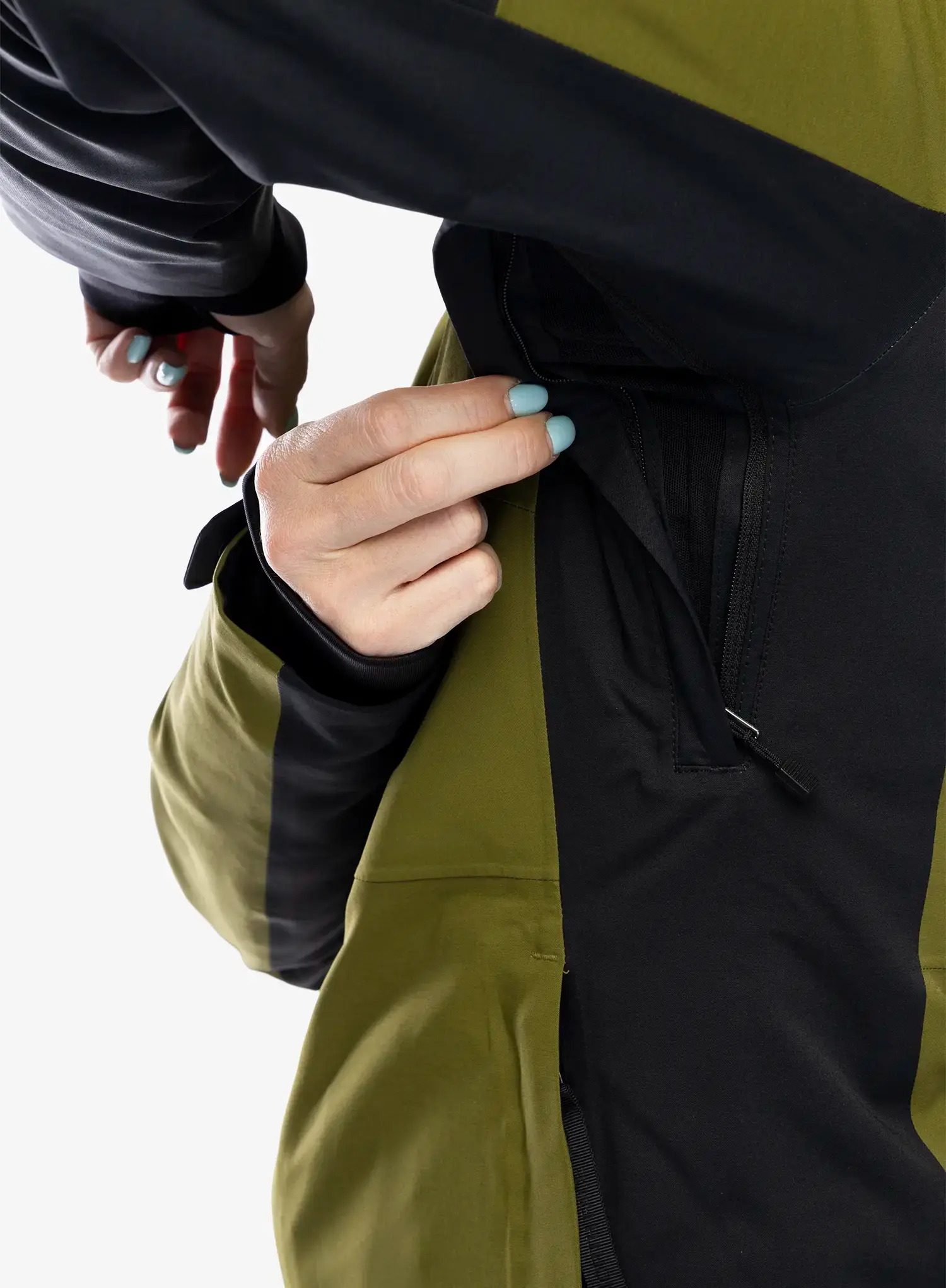 Ženska smučarska jakna The North Face Lenado Jacket - forest olive/tnf black