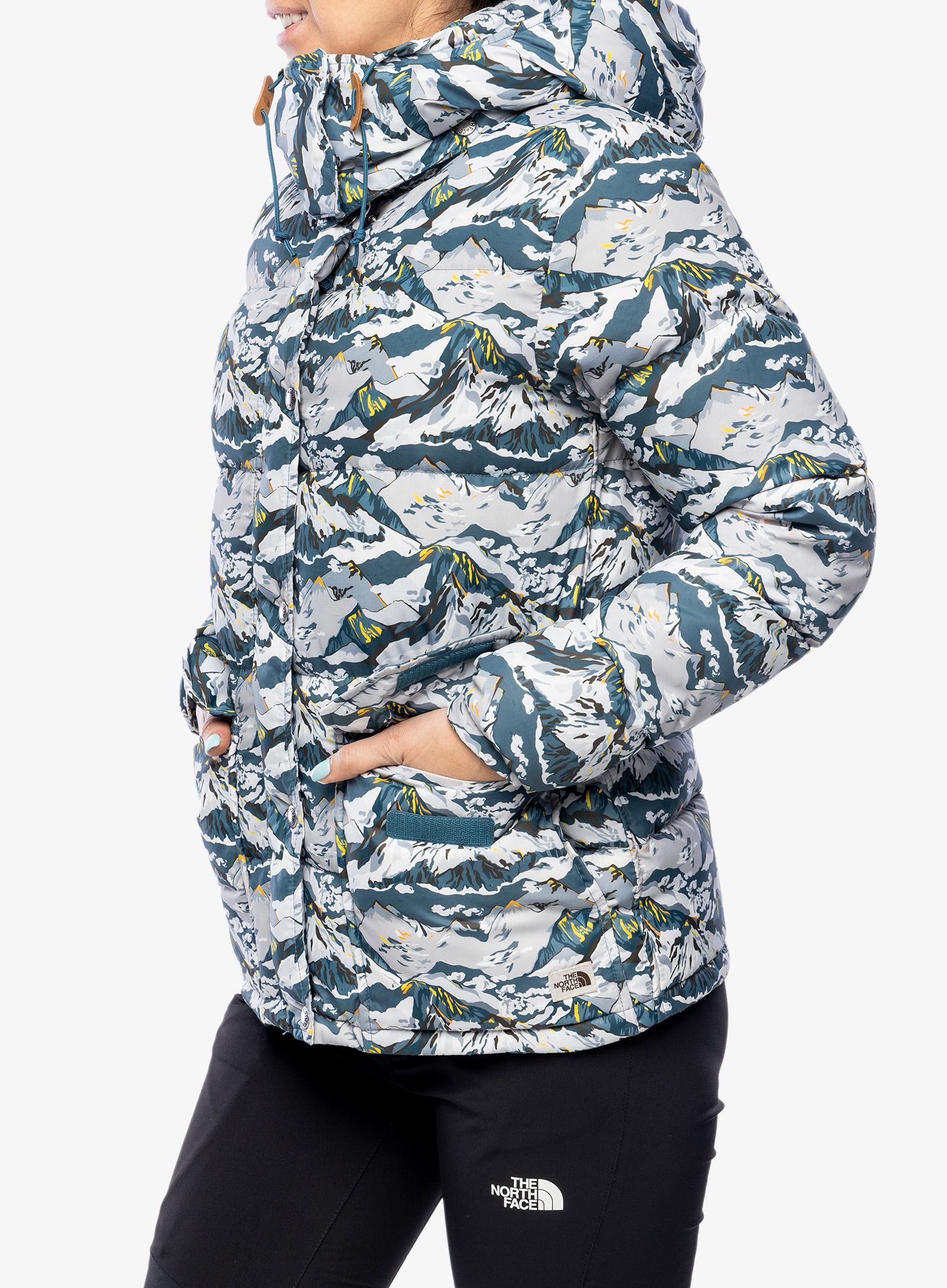 Ženska puhovka The North Face Liberty Sierra Down Jacket - liberty mountain print