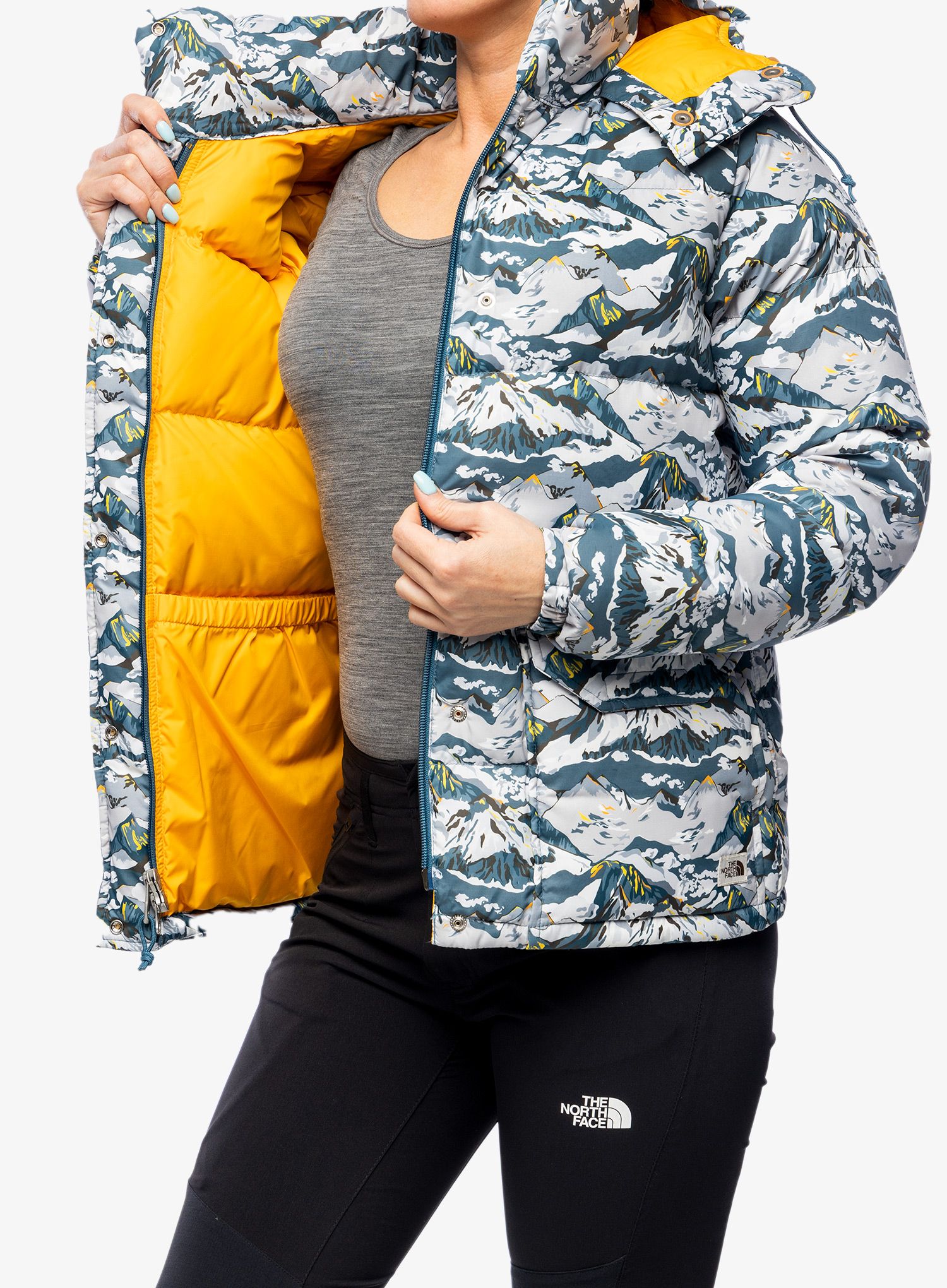 Ženska puhovka The North Face Liberty Sierra Down Jacket - liberty mountain print