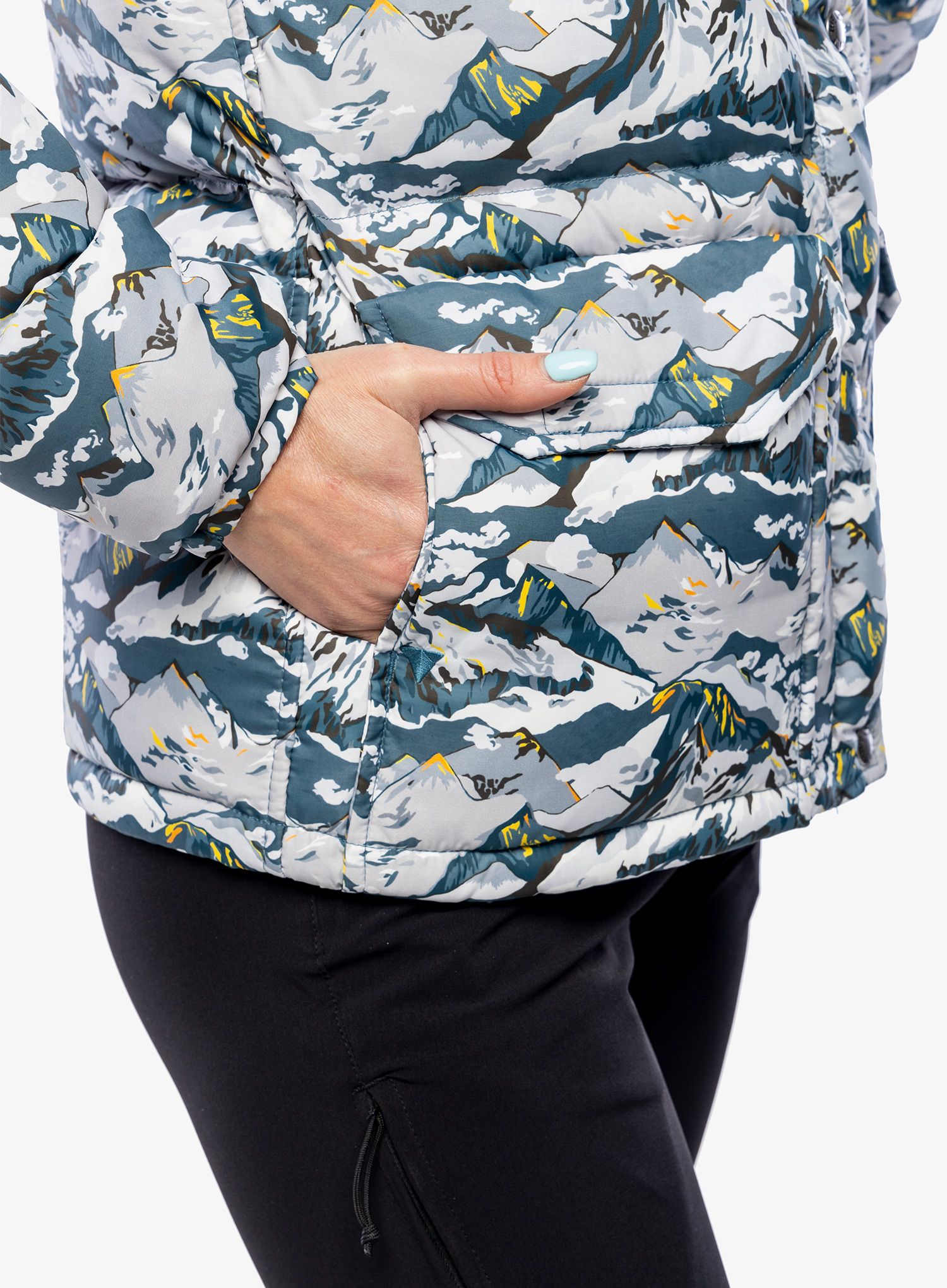 Ženska puhovka The North Face Liberty Sierra Down Jacket - liberty mountain print