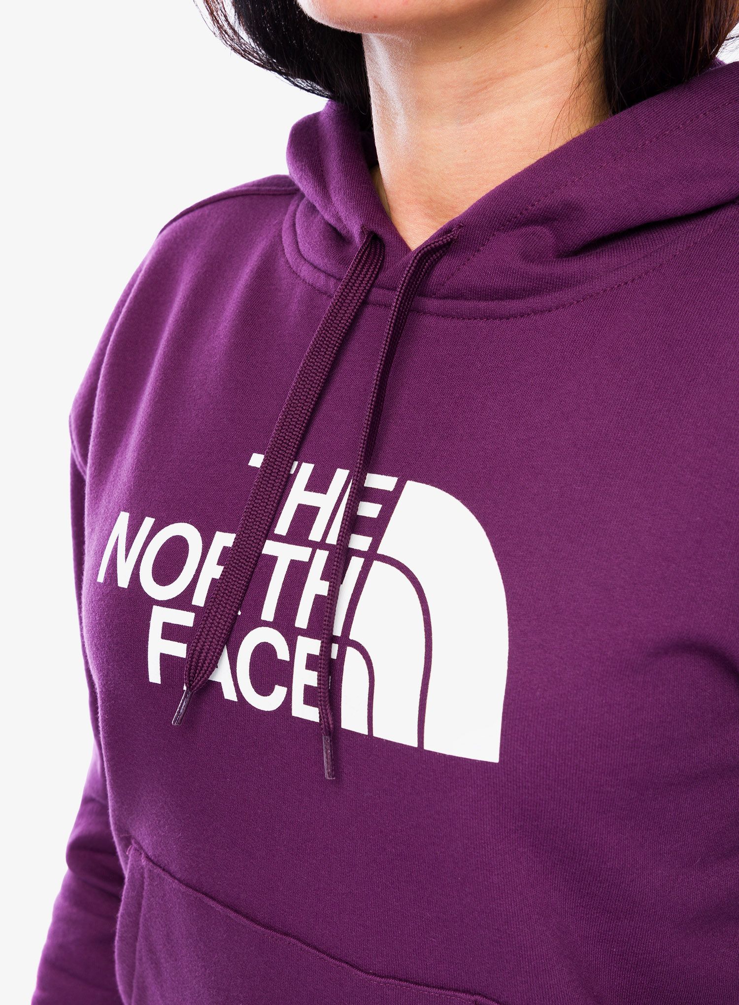 Ženska jopa s kapuco The North Face Light Drew Peak Hoodie - black currant