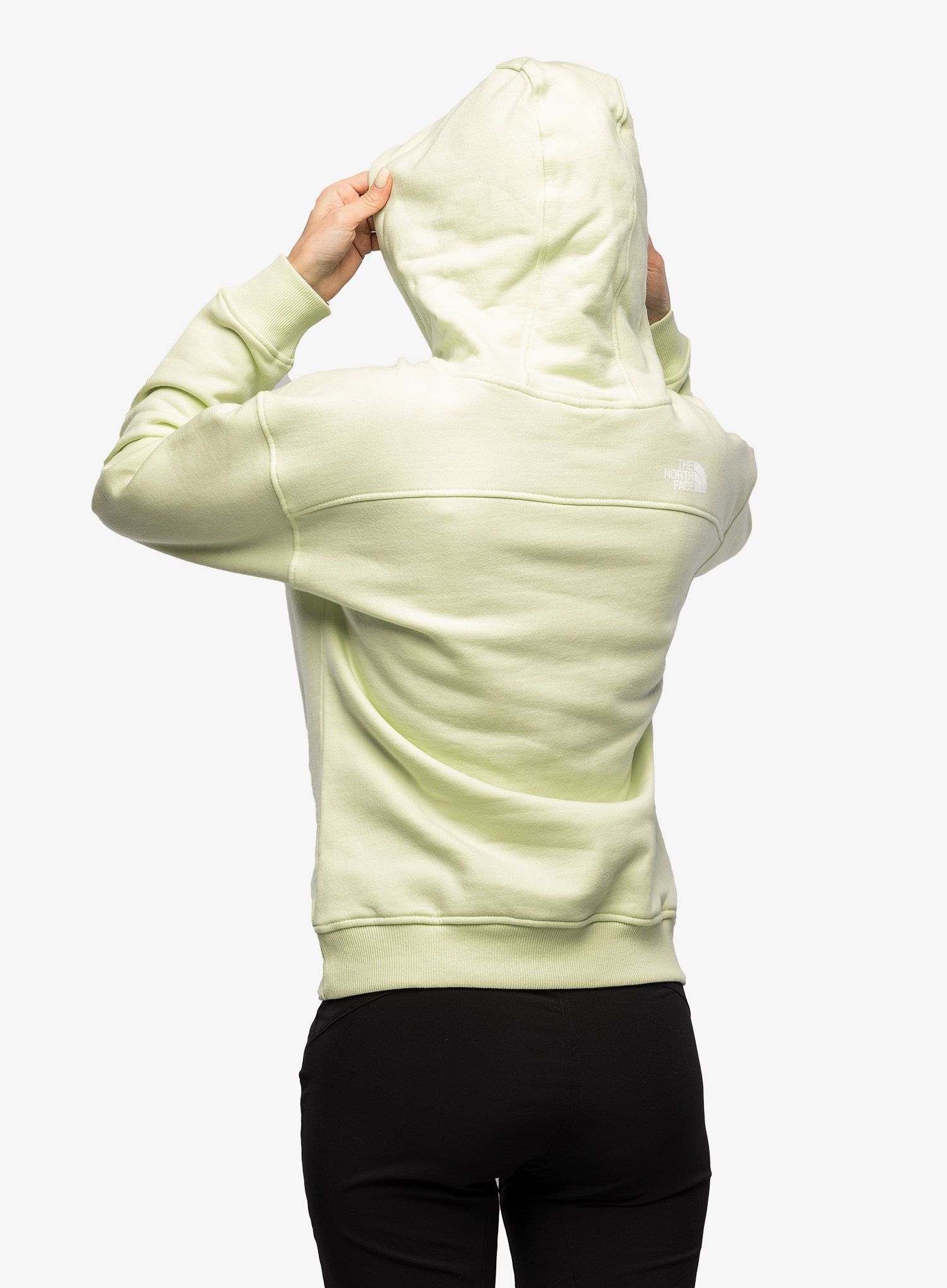 Ženska jopica s kapuco The North Face Light Drew Peak Hoodie - lime cream