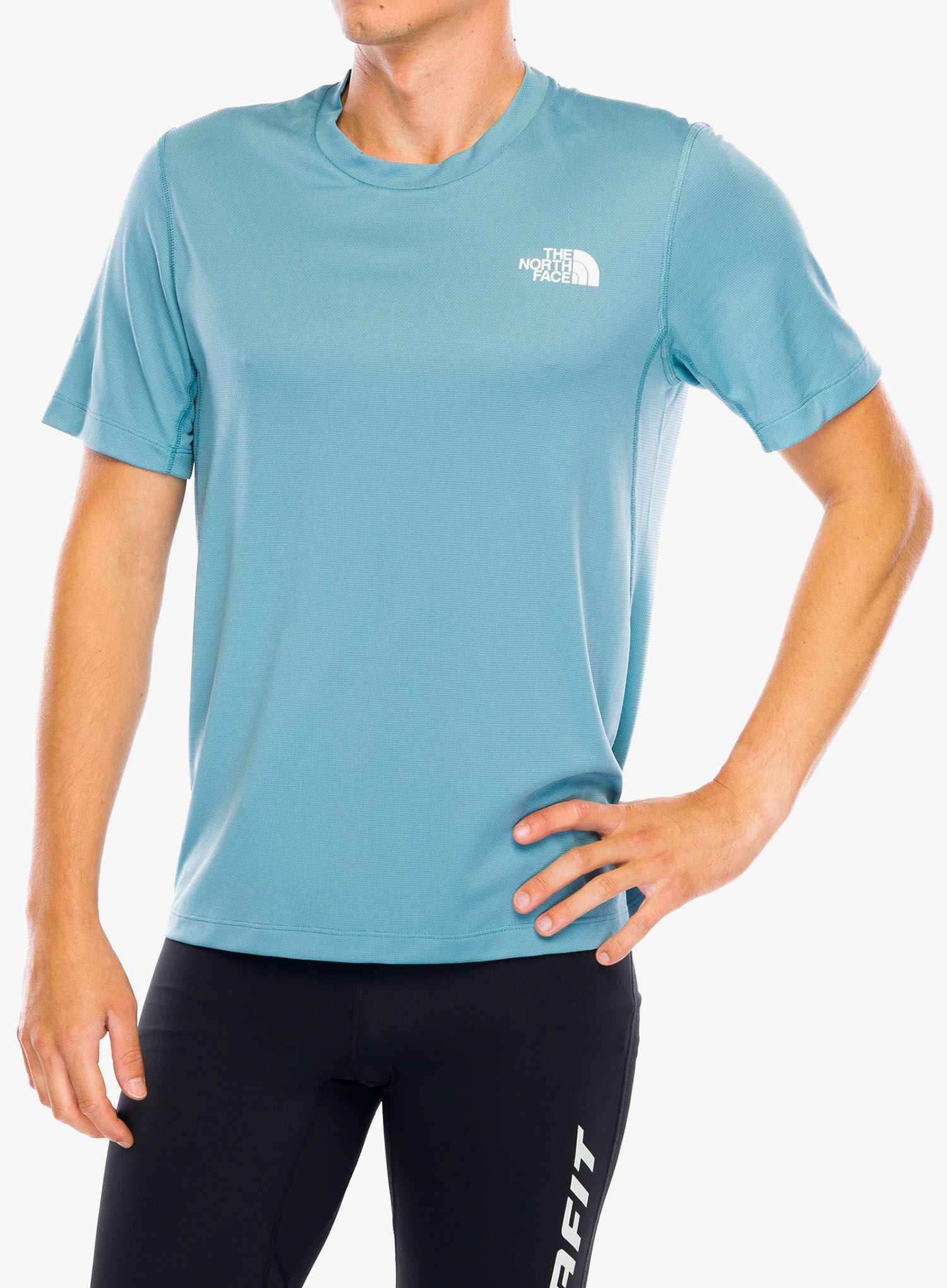 Tekaška majica The North Face Lightbright S/S Tee - algae blue