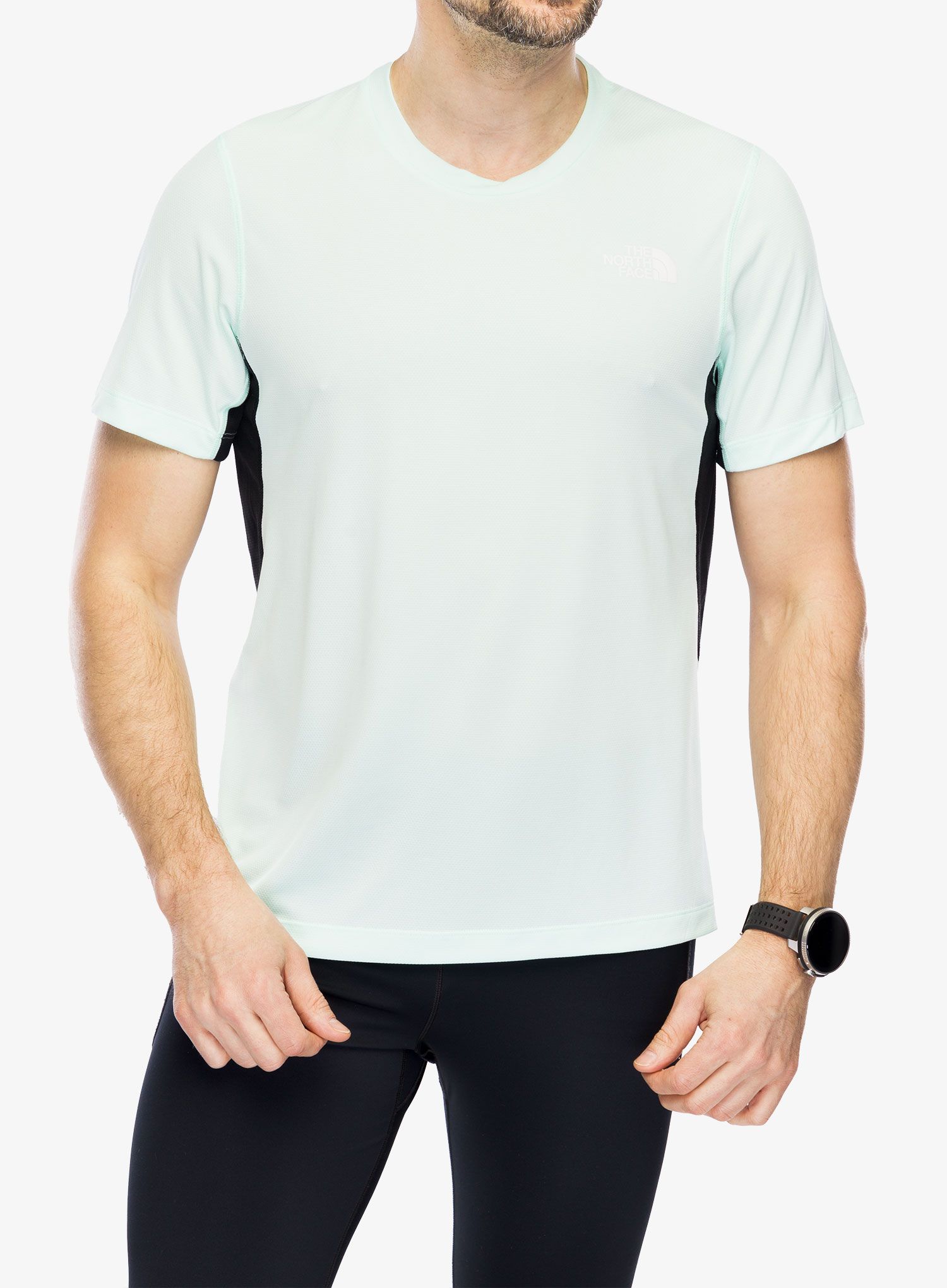 Fitness majica The North Face Lightbright S/S Tee - crater aqua/black
