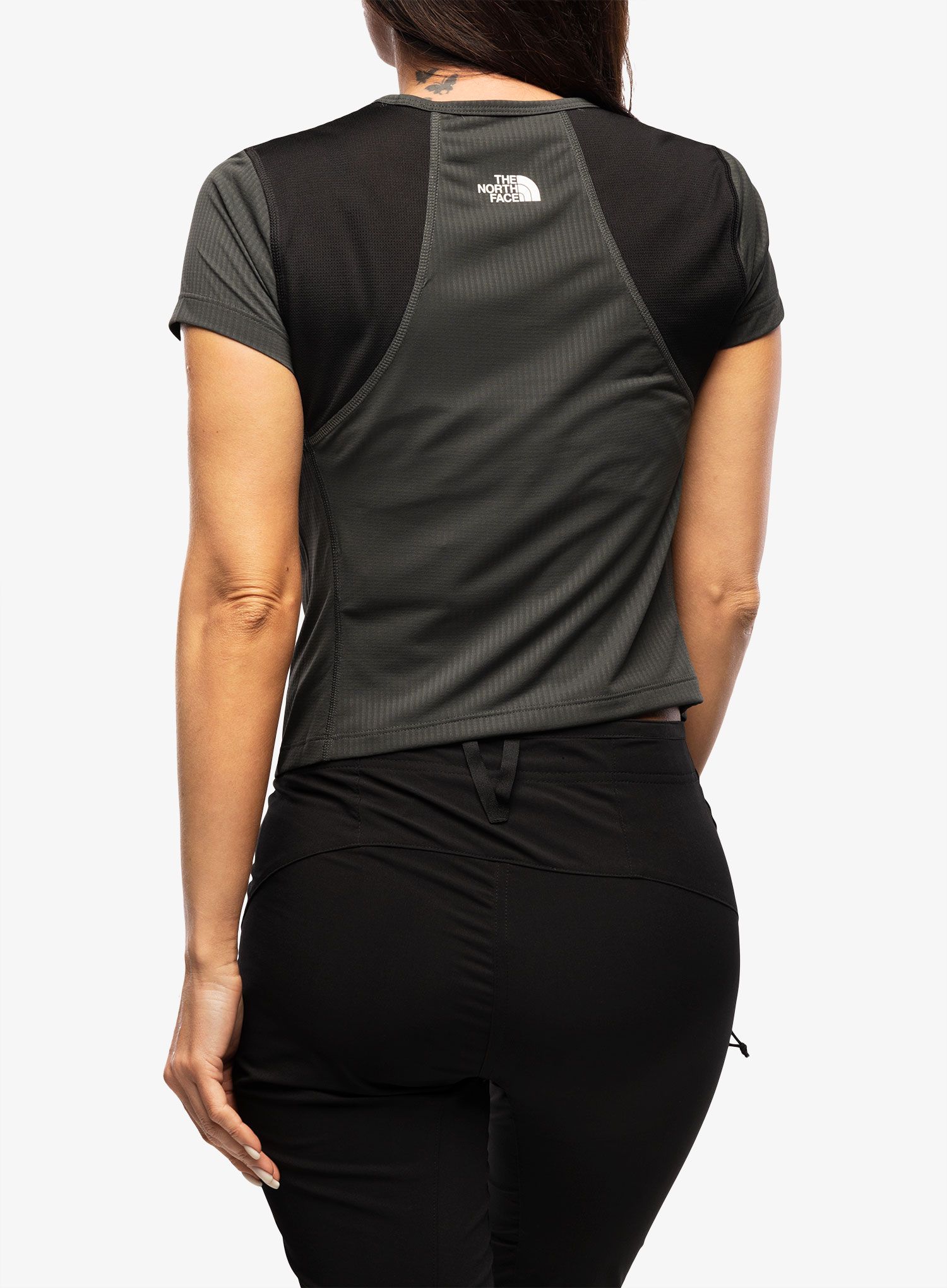 Ženska tekaška majica The North Face Lightbright S/S Tee - grey/black