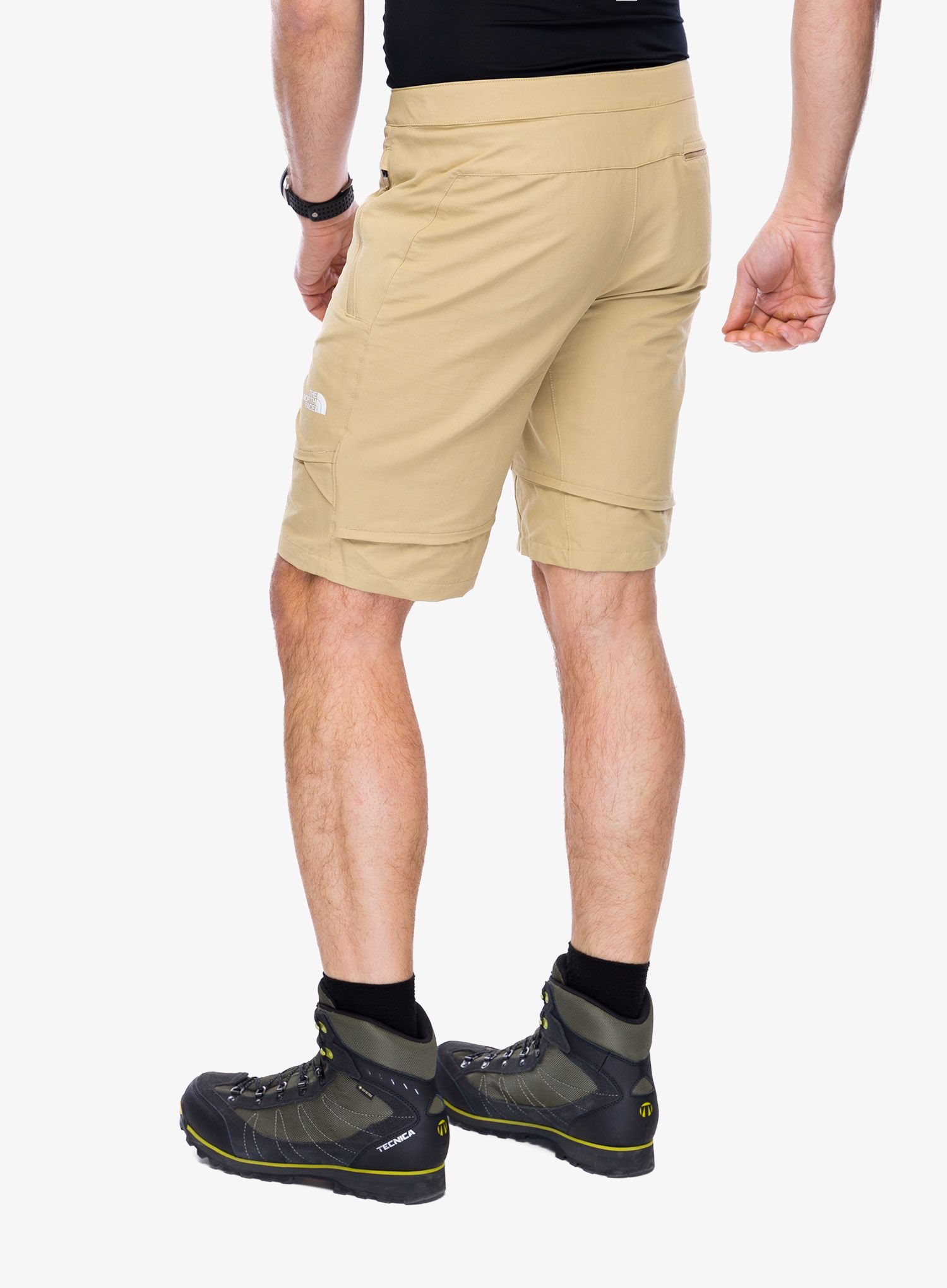 Pohodniške hlače The North Face Lightning Convertible Pant - khaki stone