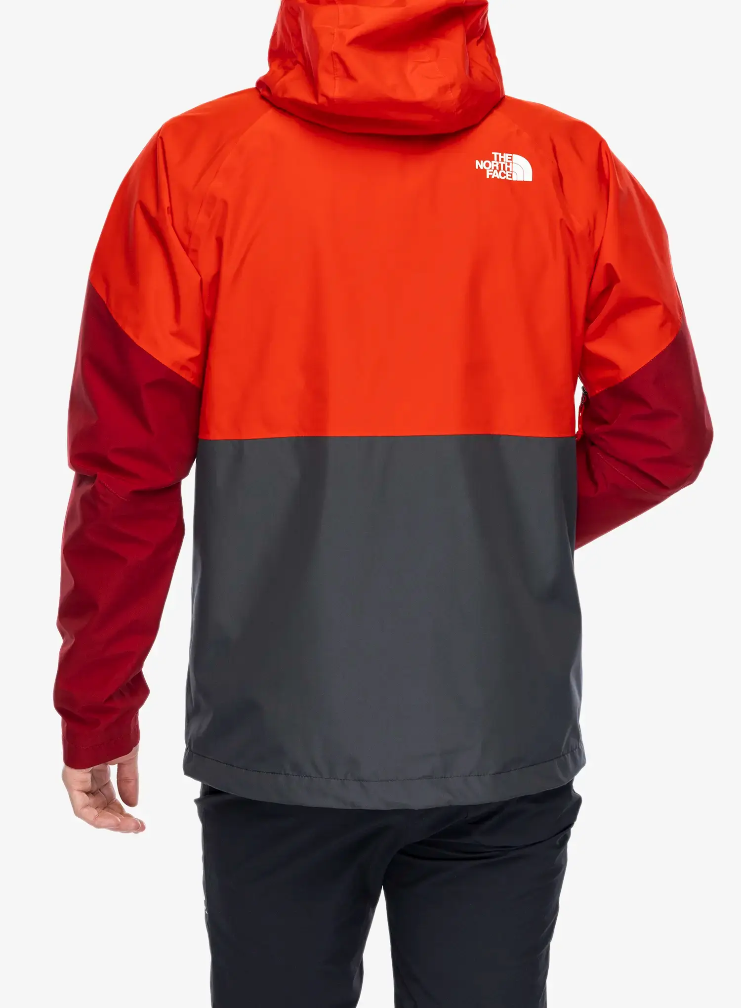 Nepremočljiva jakna The North Face Lightning Zip-In Jacket - asphalt grey/high risk red