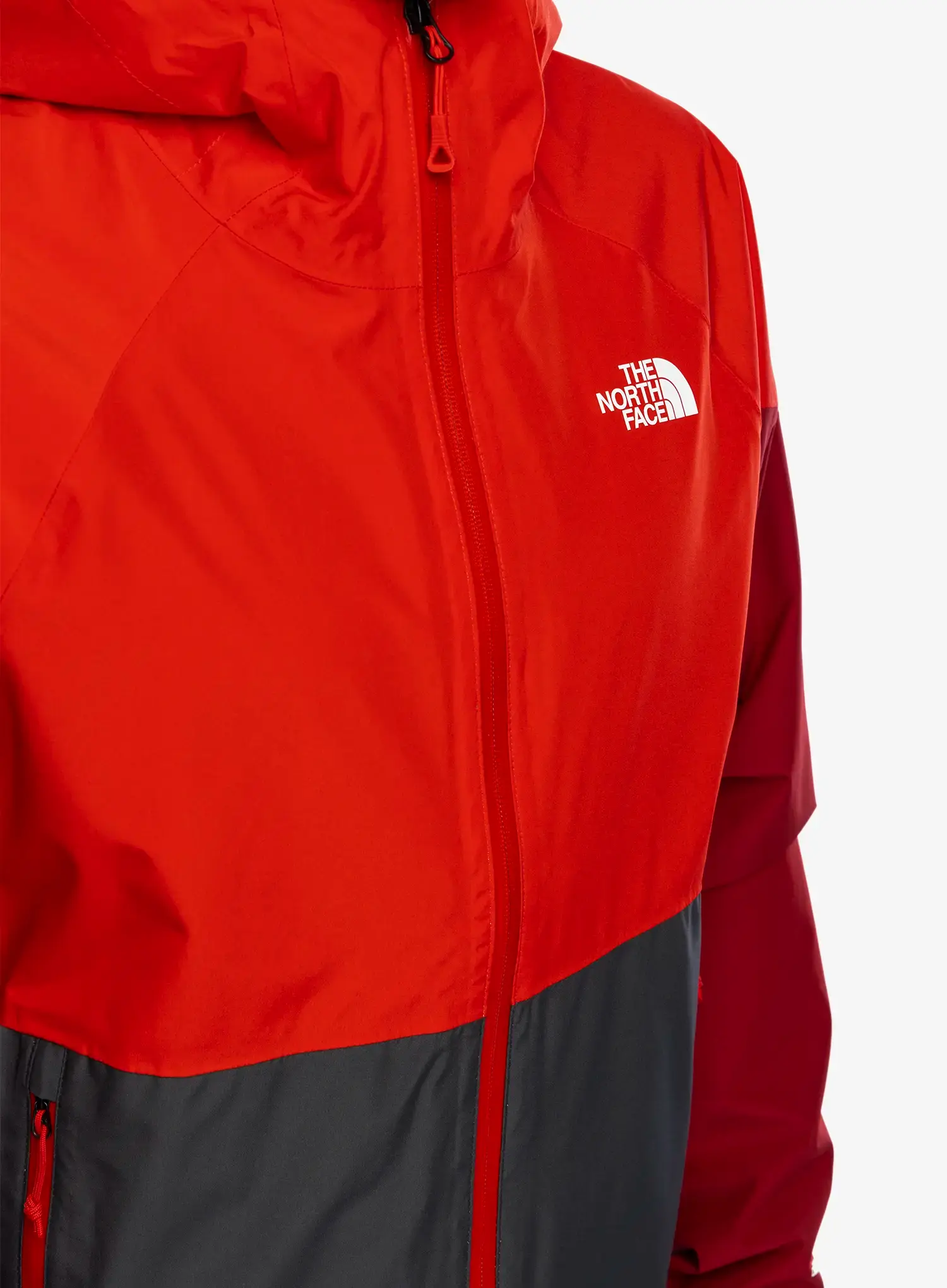Nepremočljiva jakna The North Face Lightning Zip-In Jacket - asphalt grey/high risk red