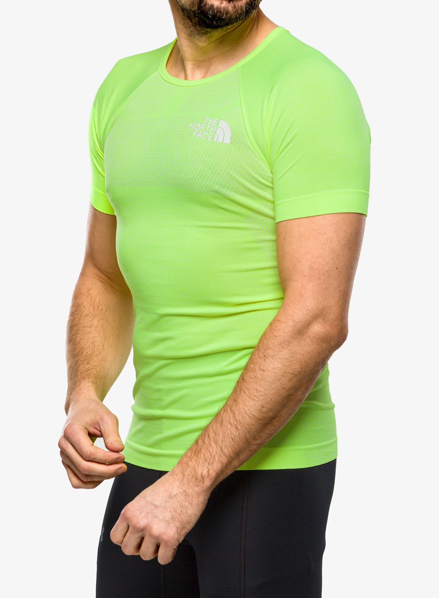 Fitness majica The North Face MA Lab Seamless Top - yellow/green
