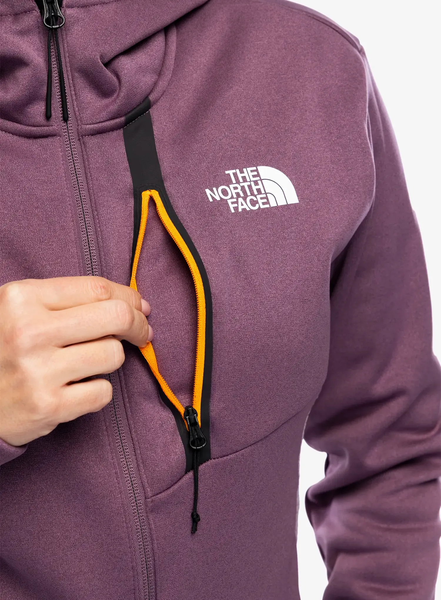 Ženski flis The North Face Ma FZ Fleece - midnight mauve/purple chalk