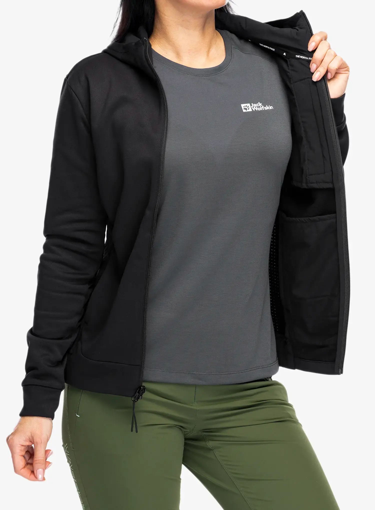 Ženski flis The North Face Ma FZ Fleece - tnf black