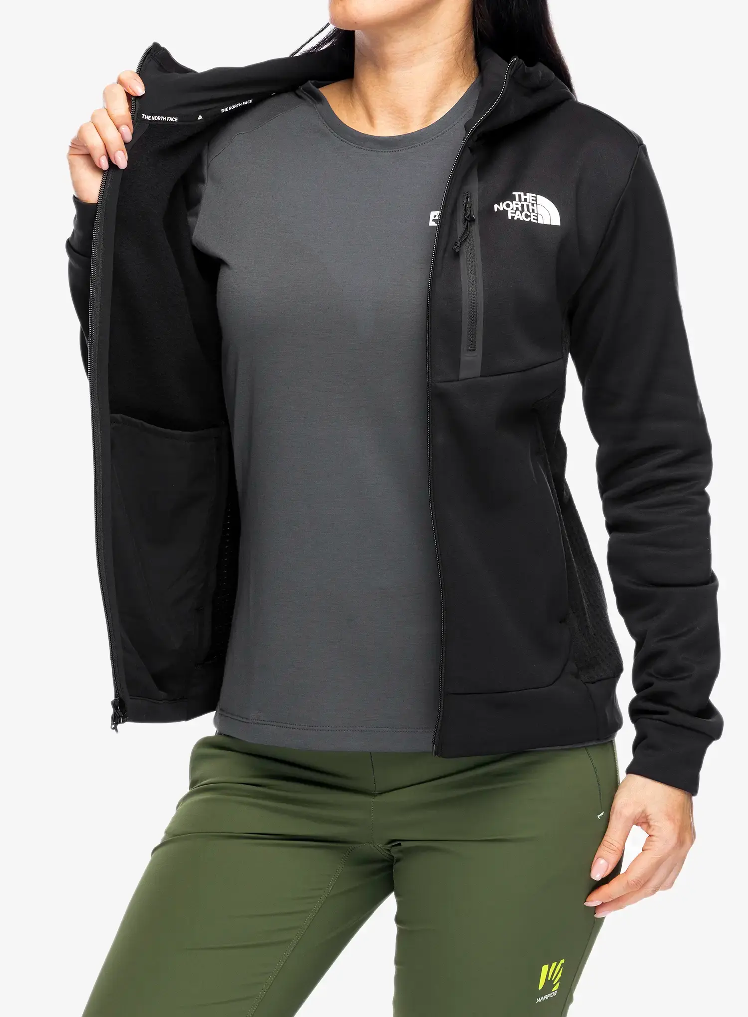 Ženski flis The North Face Ma FZ Fleece - tnf black