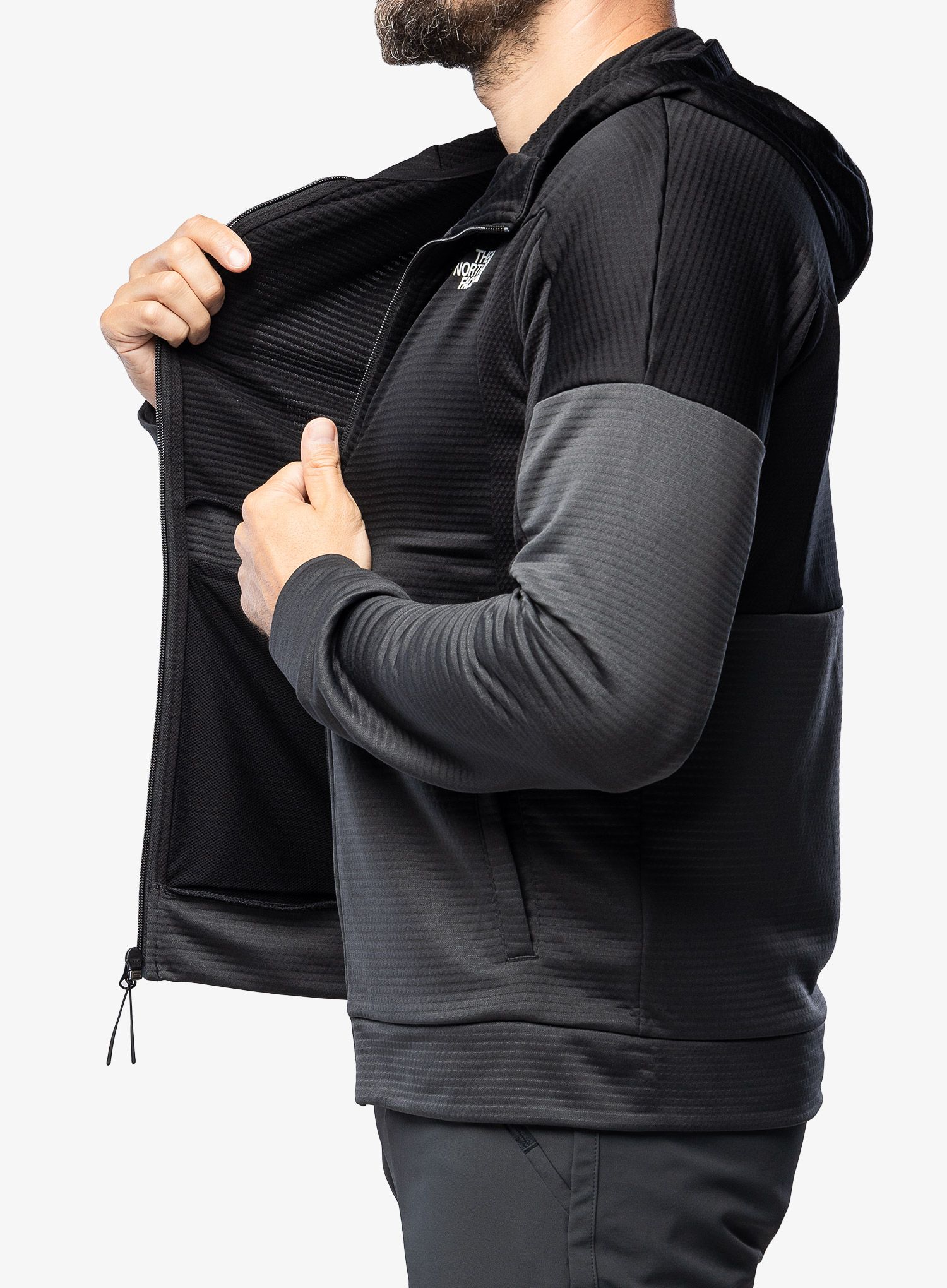 Moška jopica The North Face Ma Full Zip Fleece - grey/black