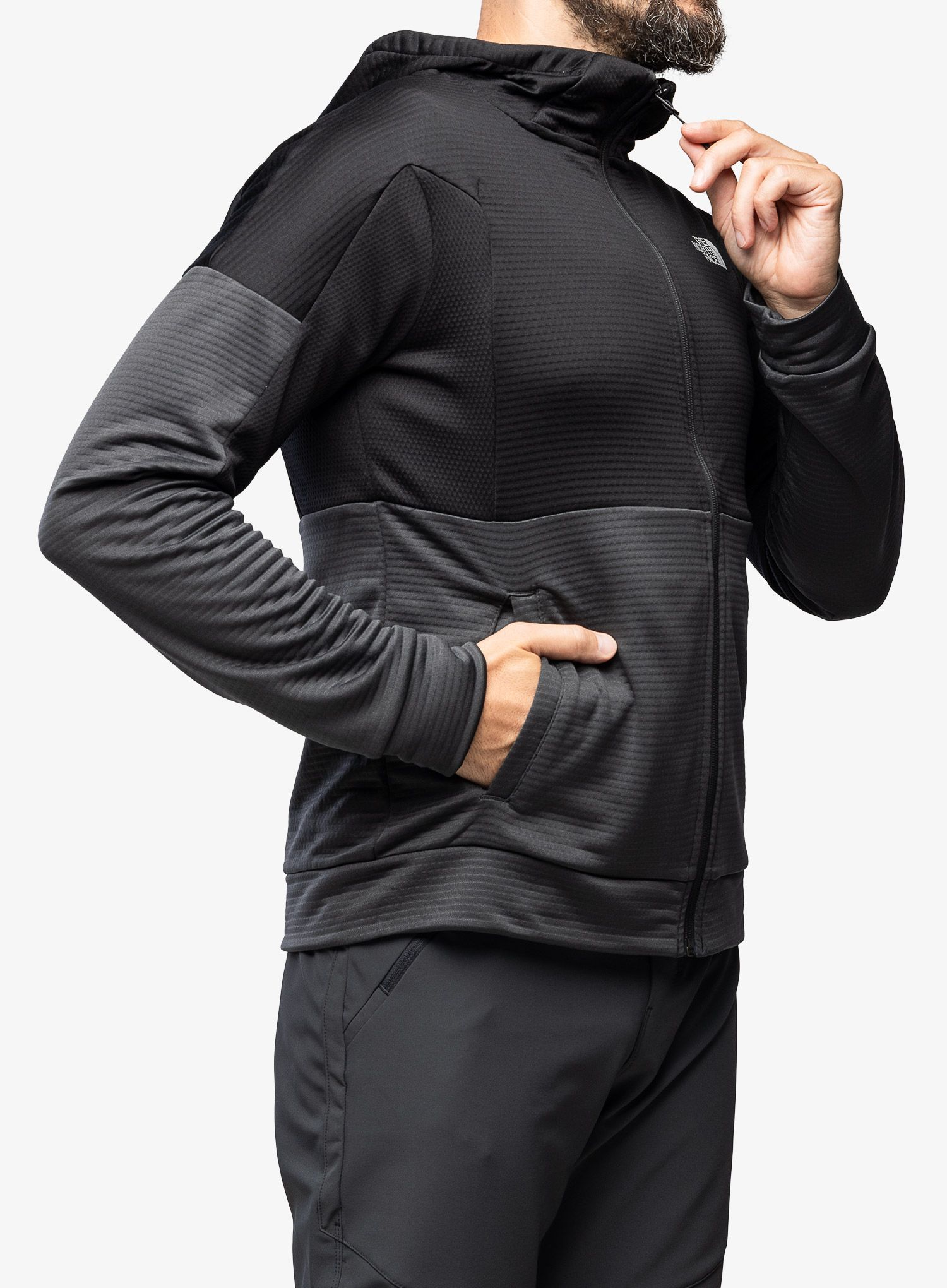 Moška jopica The North Face Ma Full Zip Fleece - grey/black
