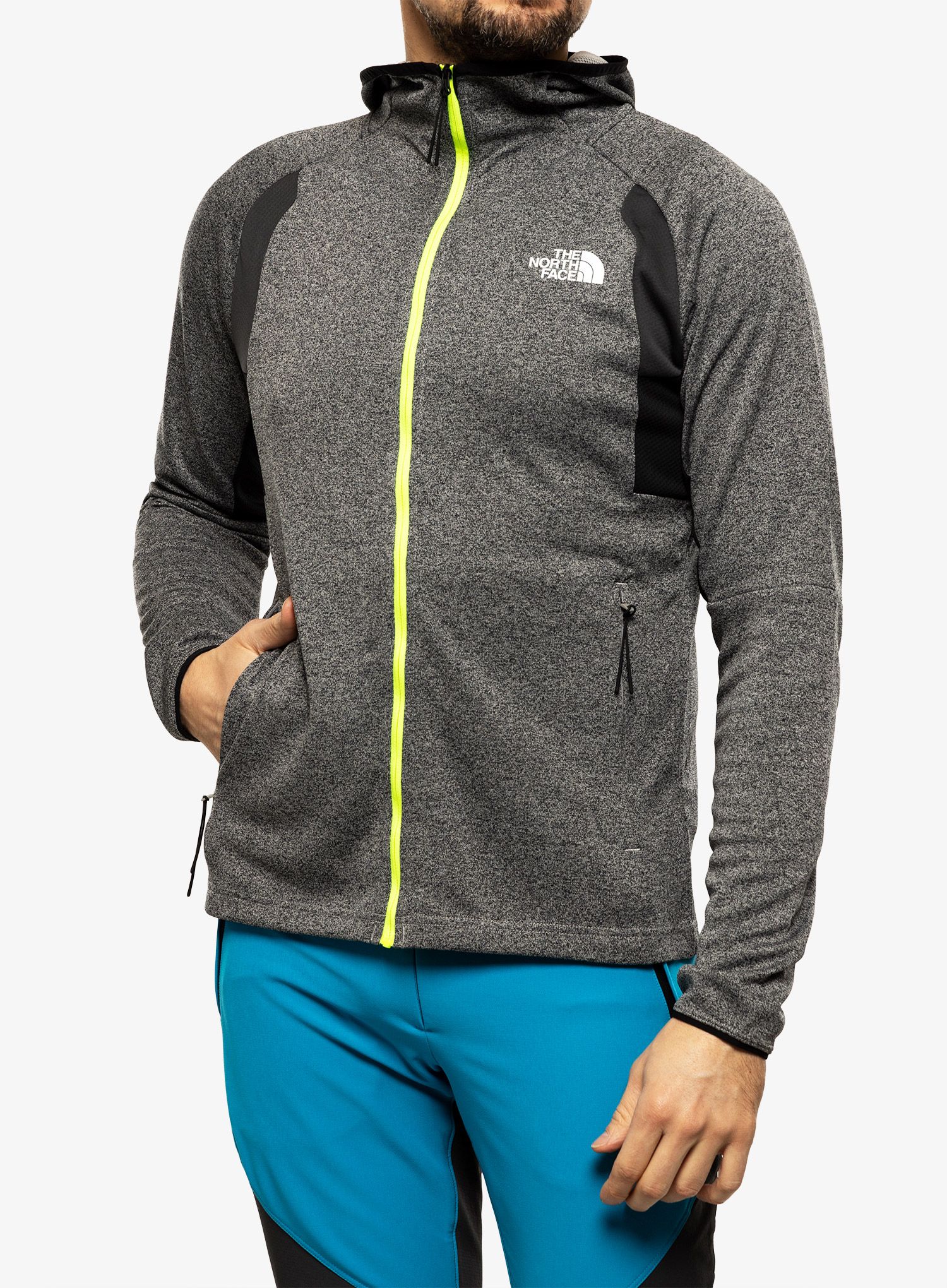 Moški puloverji The North Face Ma Lab FZ Hoodie - meld grey