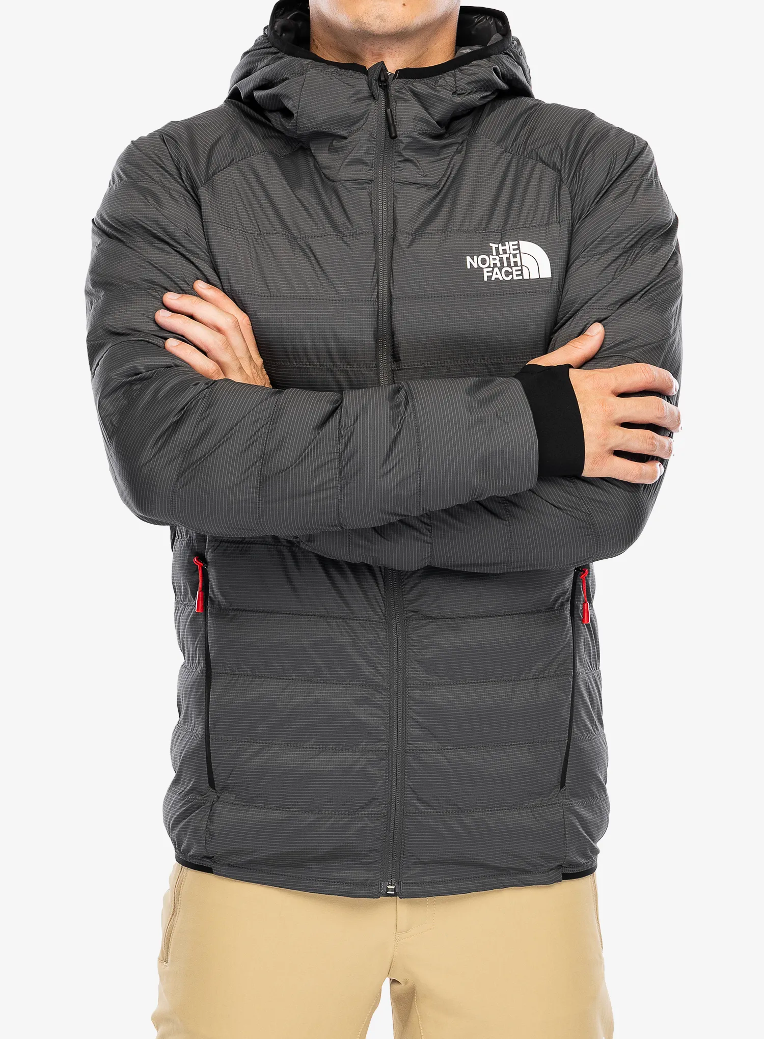 Sintetična jakna The North Face Macugnaga 50/50 Synthetic - anthracite grey/tnf black