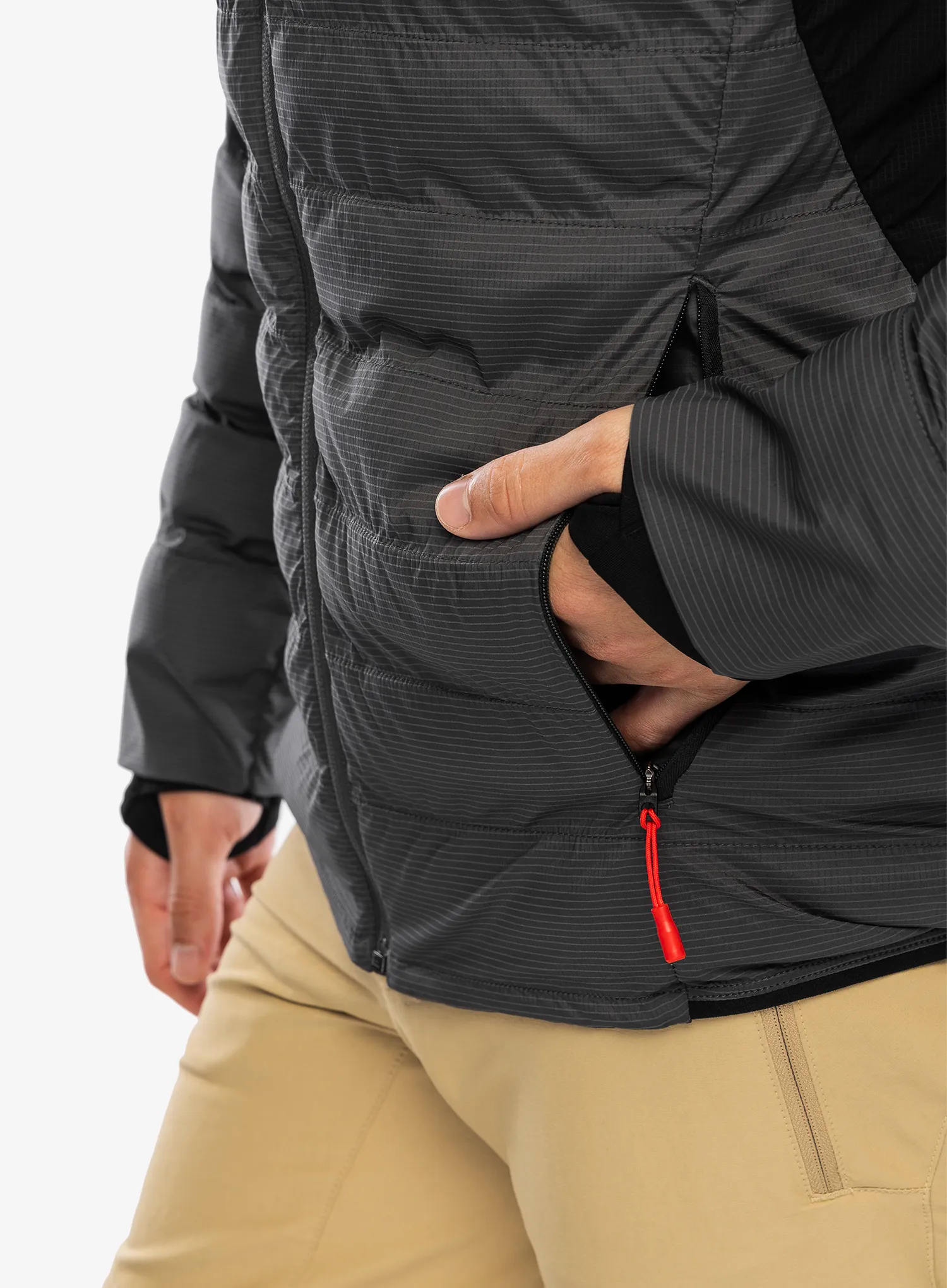 Sintetična jakna The North Face Macugnaga 50/50 Synthetic - anthracite grey/tnf black
