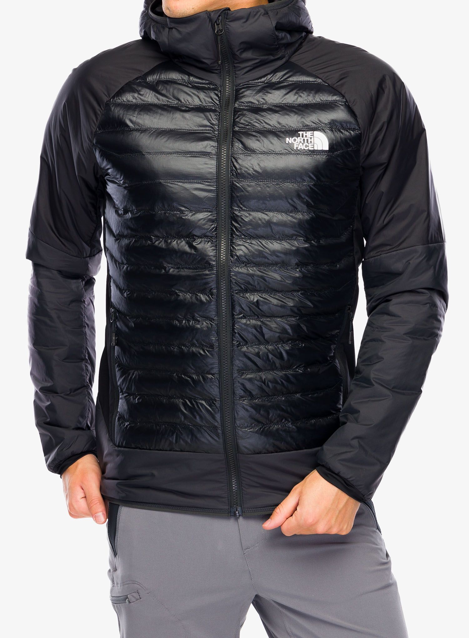 Hibridna jakna The North Face Macugnaga Hybrid Insulation - asphalt grey/tnf black