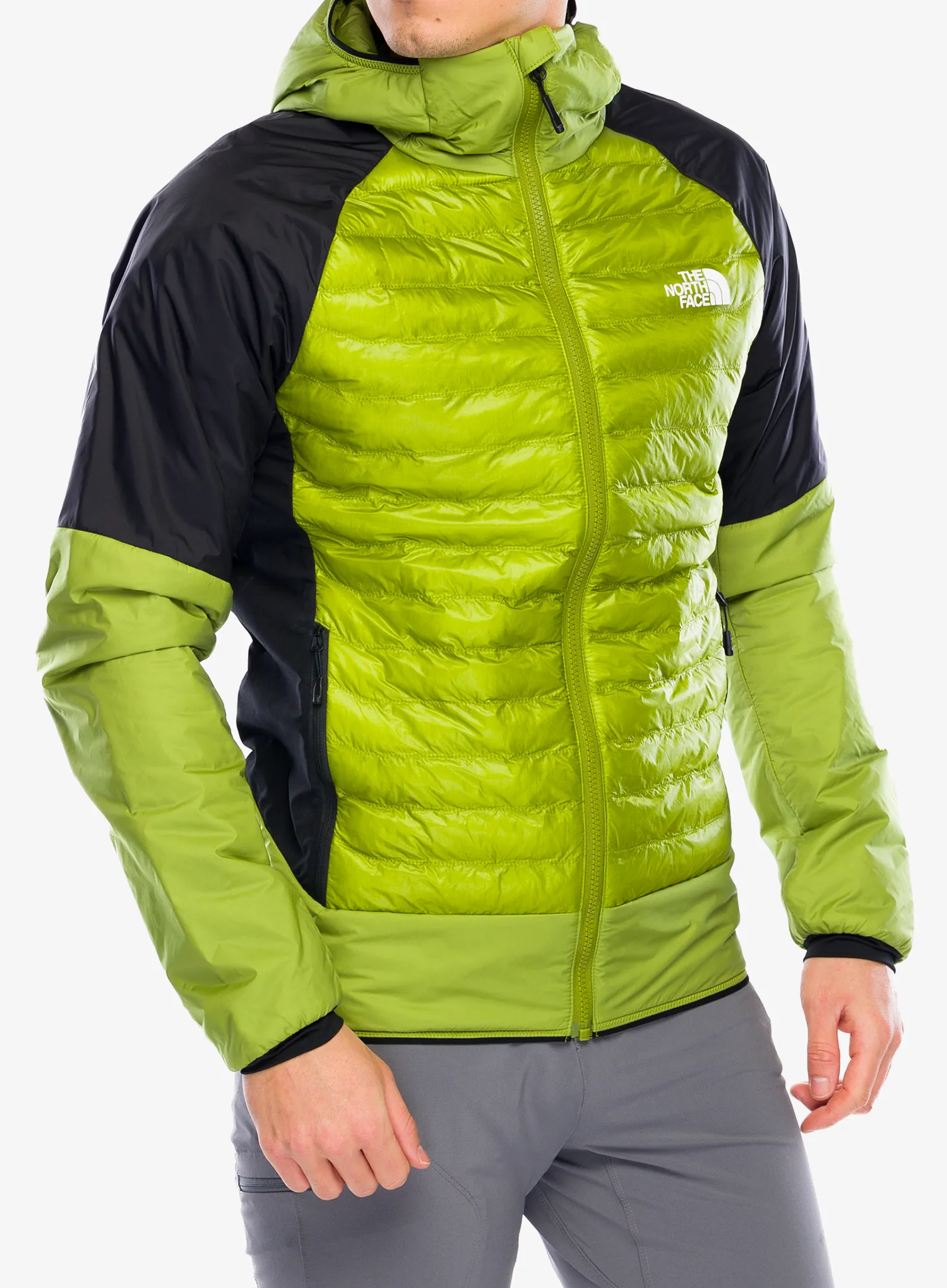Hibridna jakna The North Face Macugnaga Hybrid Insulation - oak green/tnf black