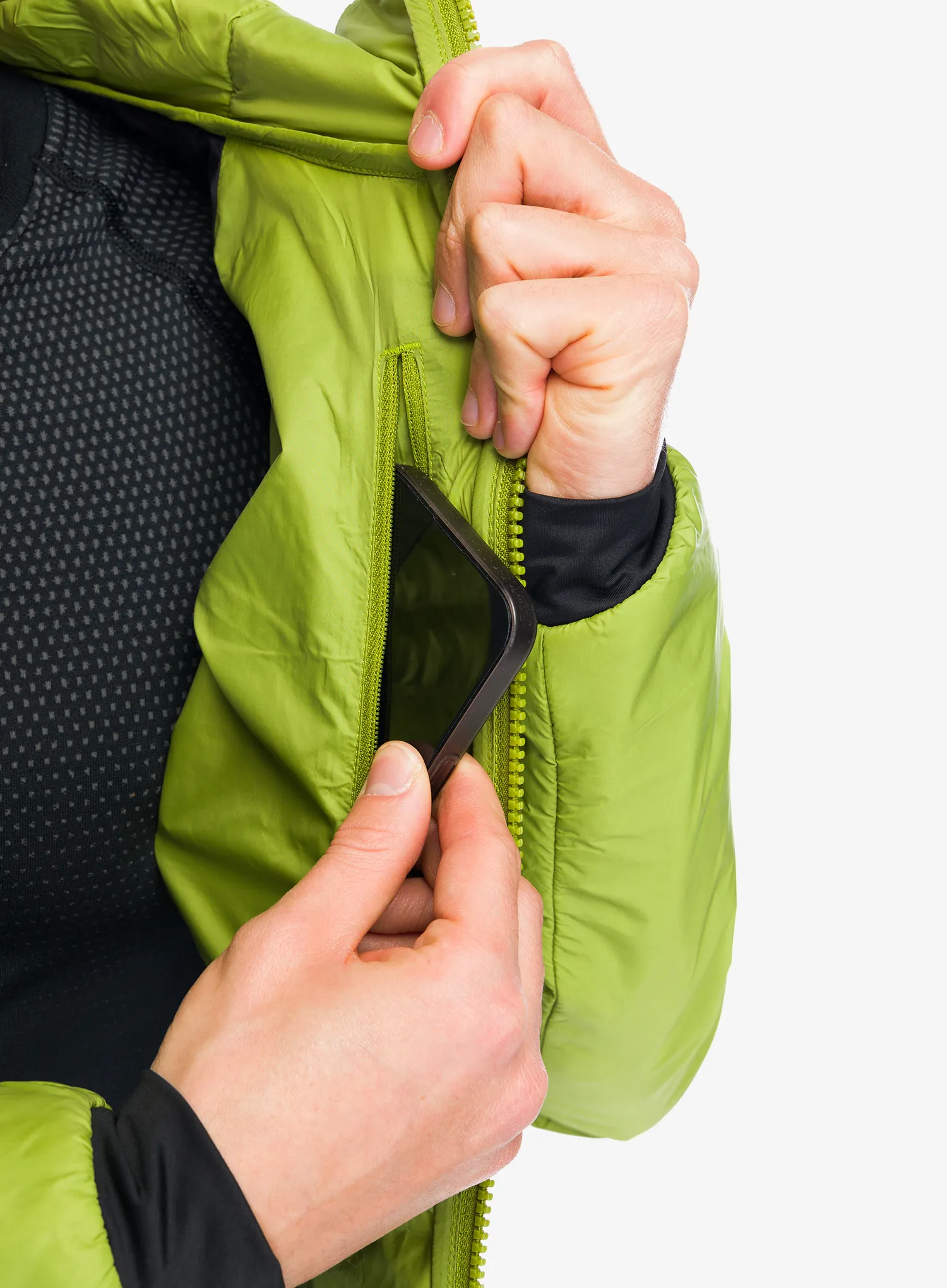 Hibridna jakna The North Face Macugnaga Hybrid Insulation - oak green/tnf black