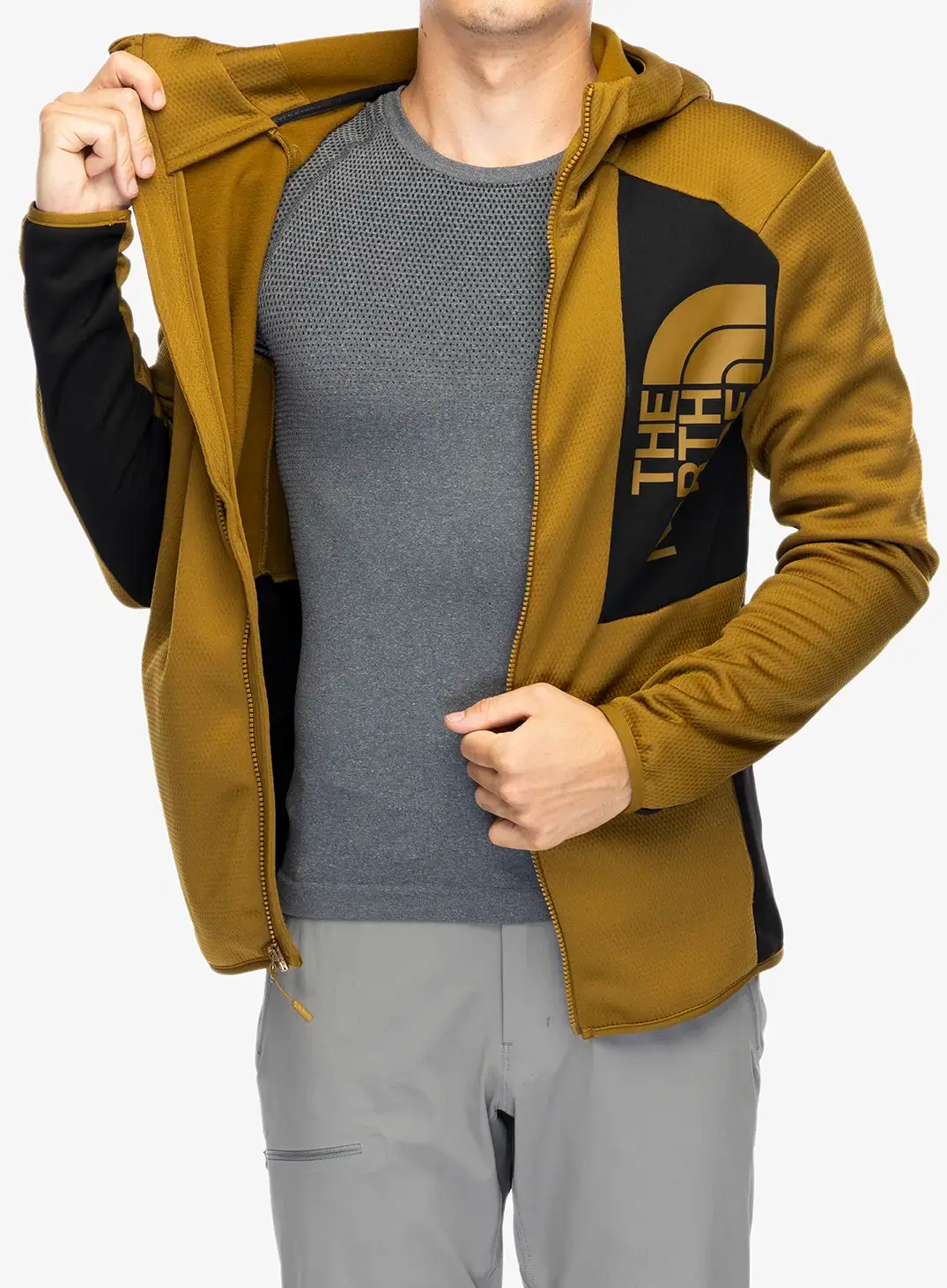 Jopica s kapuco The North Face Merak Hoody - moss green/tnf black
