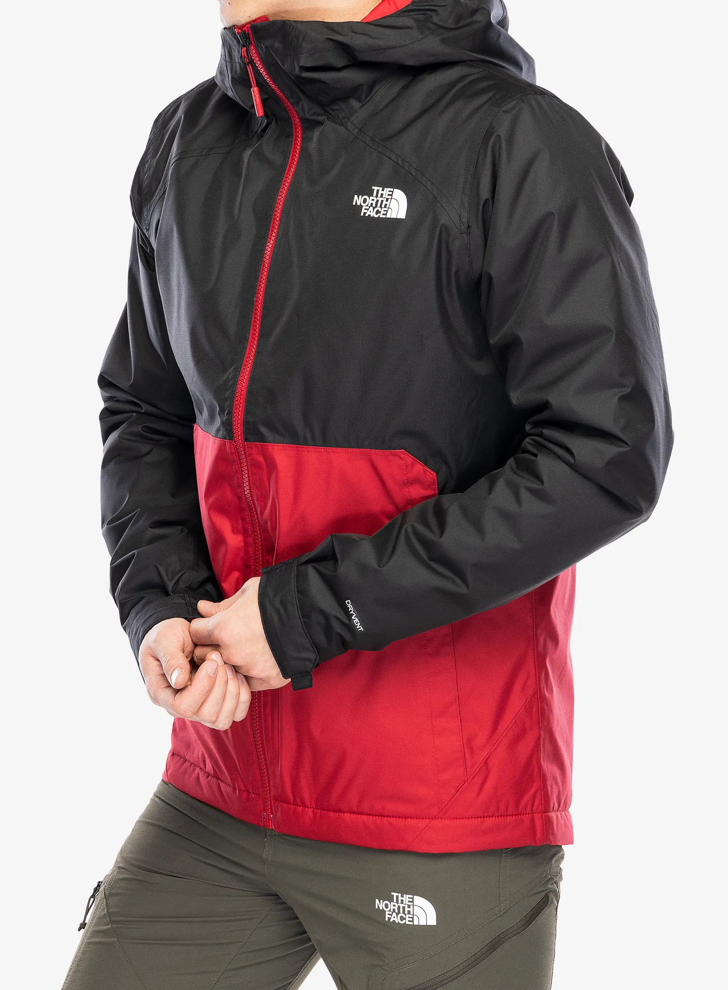 Sintetična jakna The North Face Millerton Insulated Jacket - garnet red/tnf black