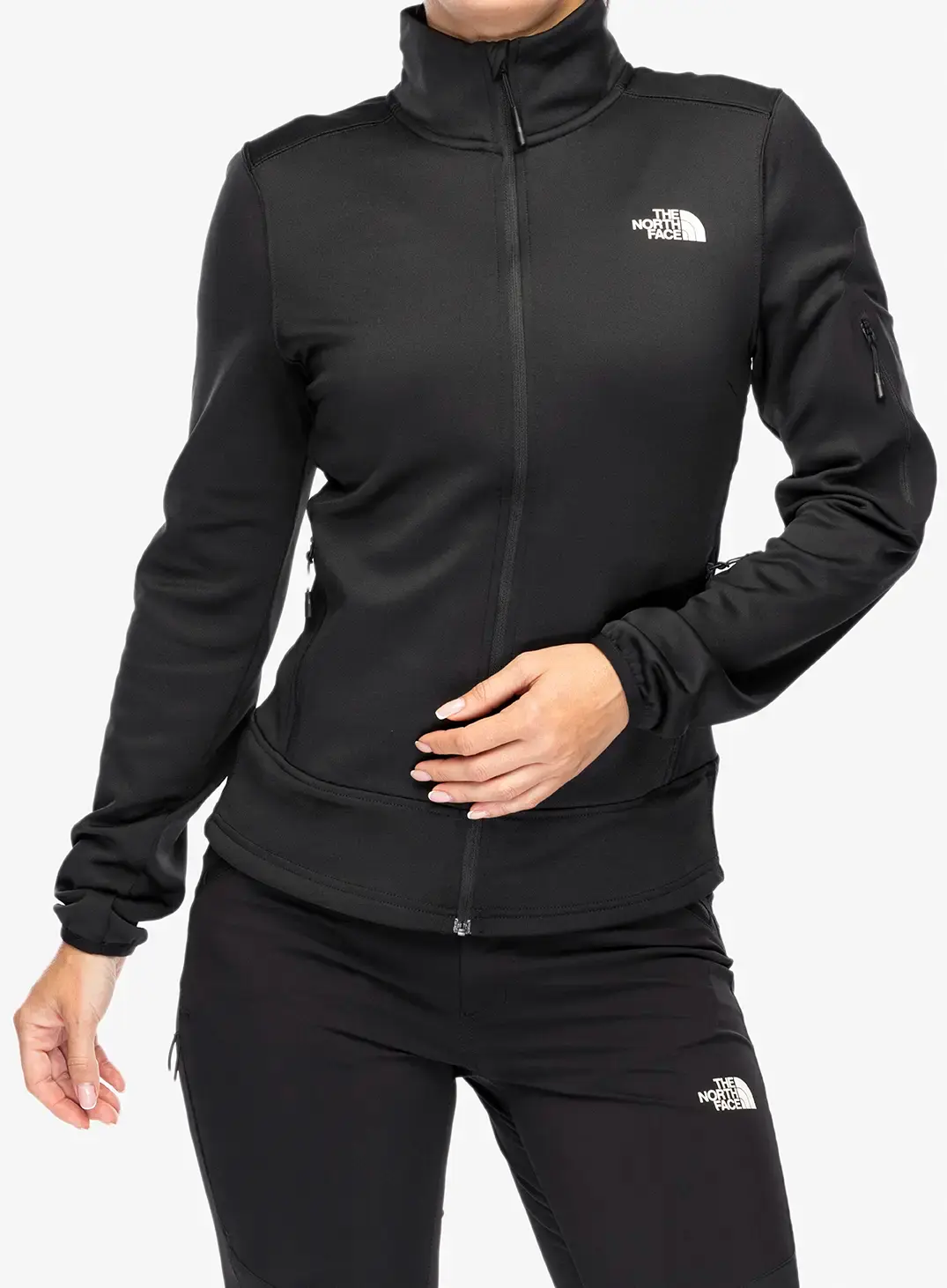Ženski flis The North Face Mistyescape Fleece - tnf black/tnf black
