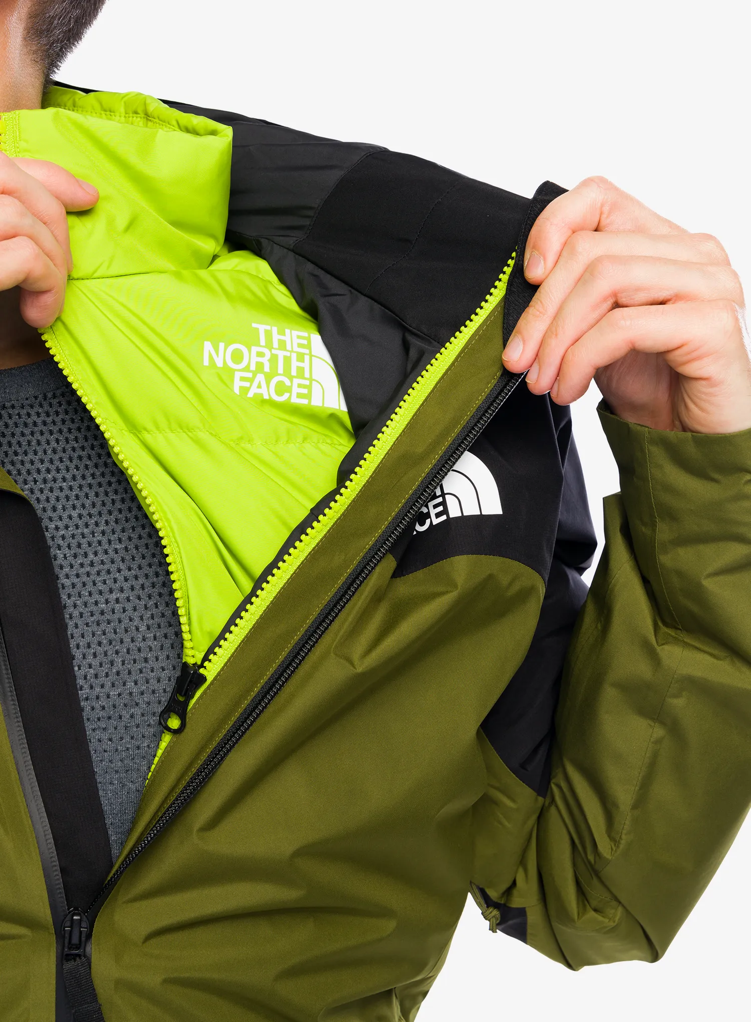 Jakna 3v1 The North Face Mountain Light Triclimate GTX Jacket - forest olive/tnf black