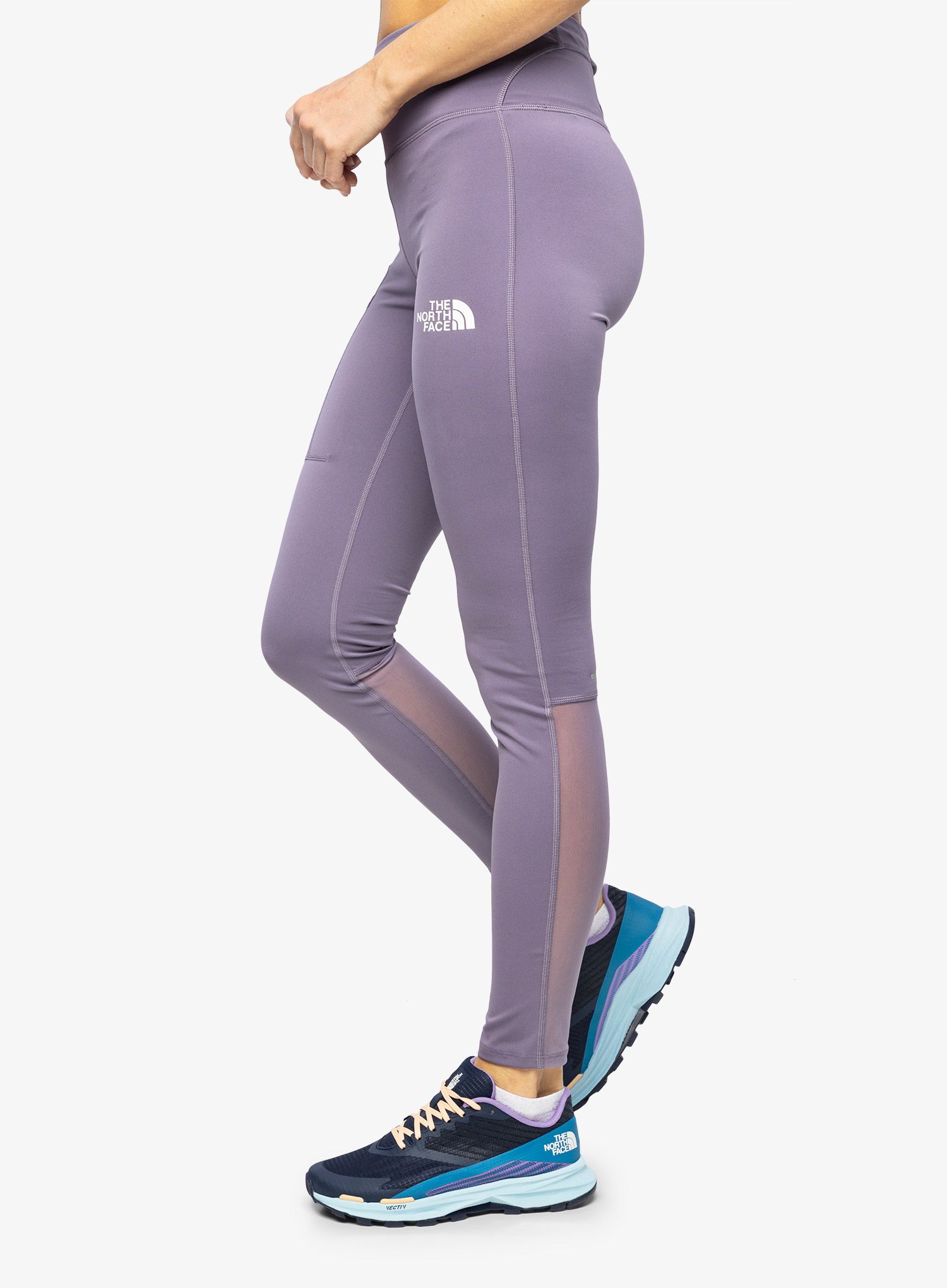 Ženske tekaške pajkice The North Face Movmynt Tight - lunar slate/led yellow