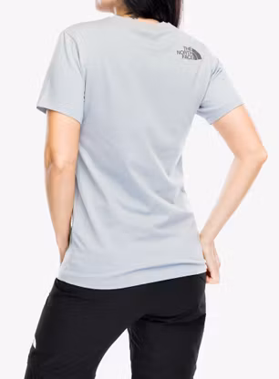 Ženska bombažna majica The North Face Natural Dye S/S Tee - smoked pearl natural dye