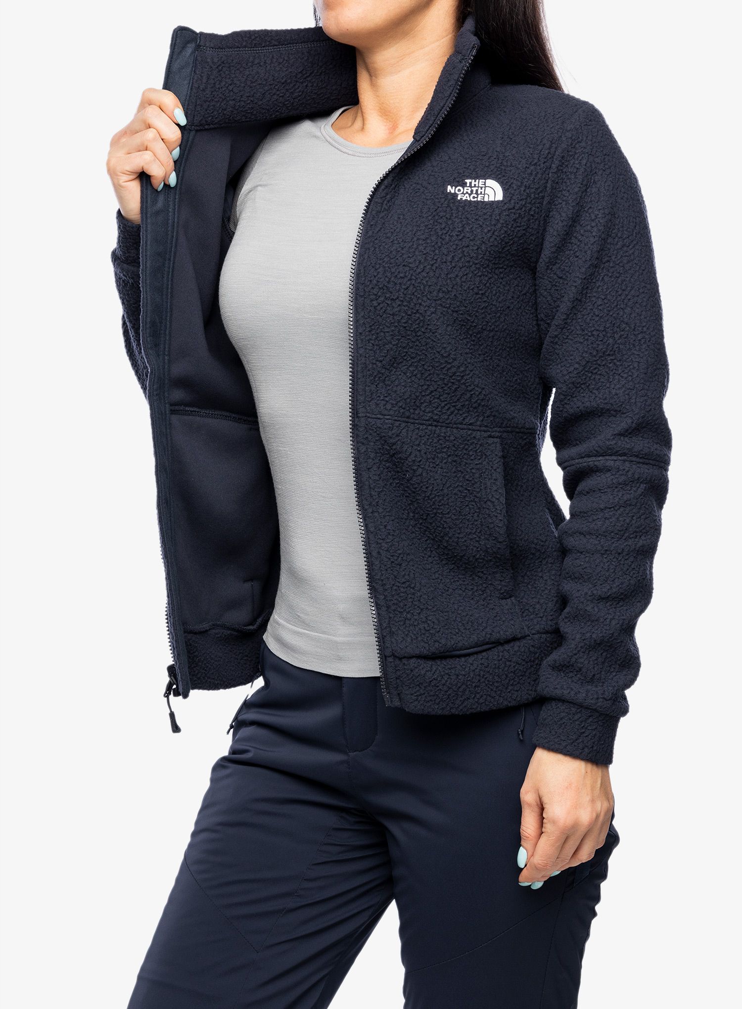 Ženska jakna The North Face New Fleece Triclimate - montenery blue/aviatornavy