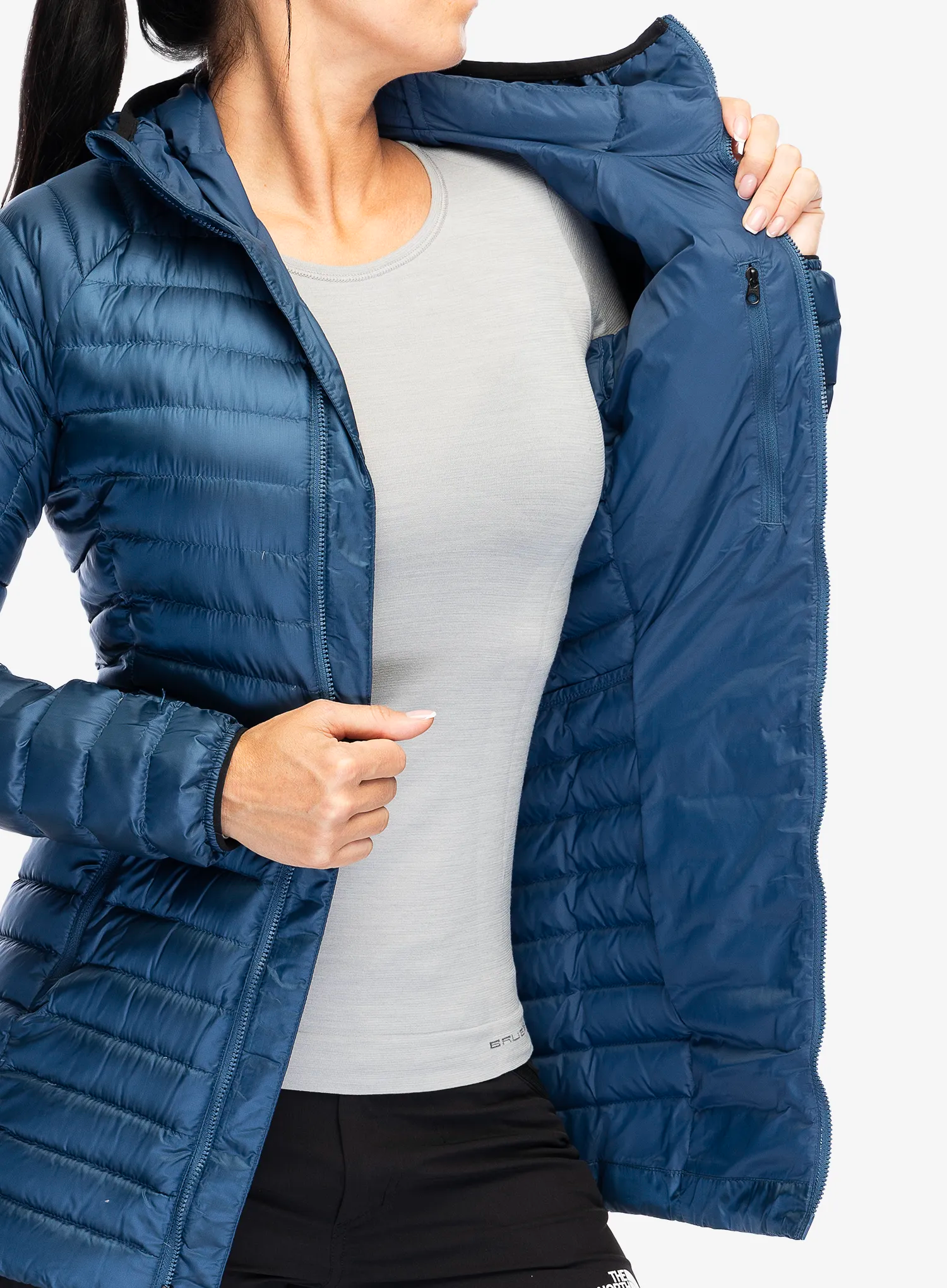 Puhast plašč The North Face New Trevail Parka - shady blue