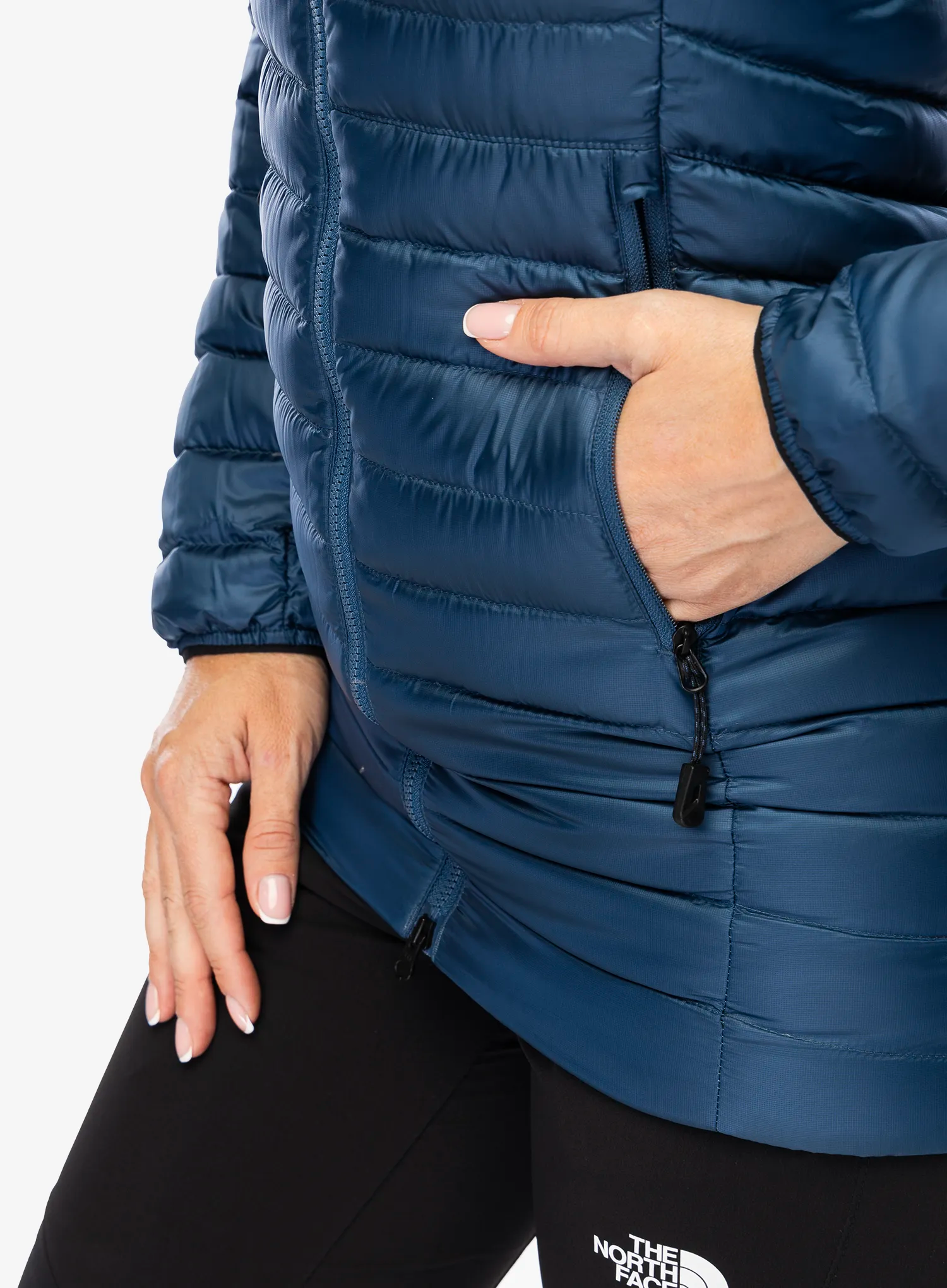 Puhast plašč The North Face New Trevail Parka - shady blue