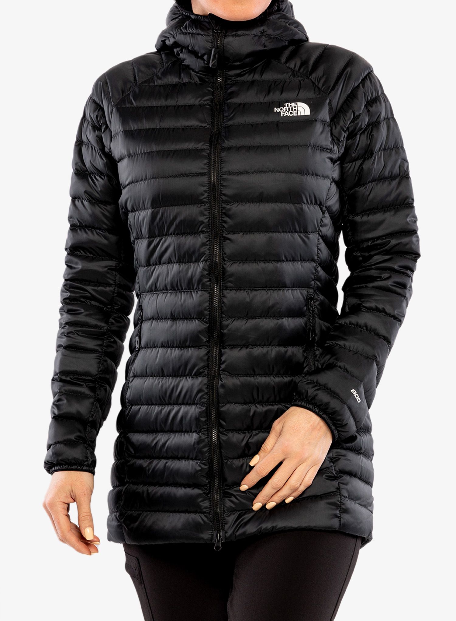 Puhast plašč The North Face New Trevail Parka - tnf black