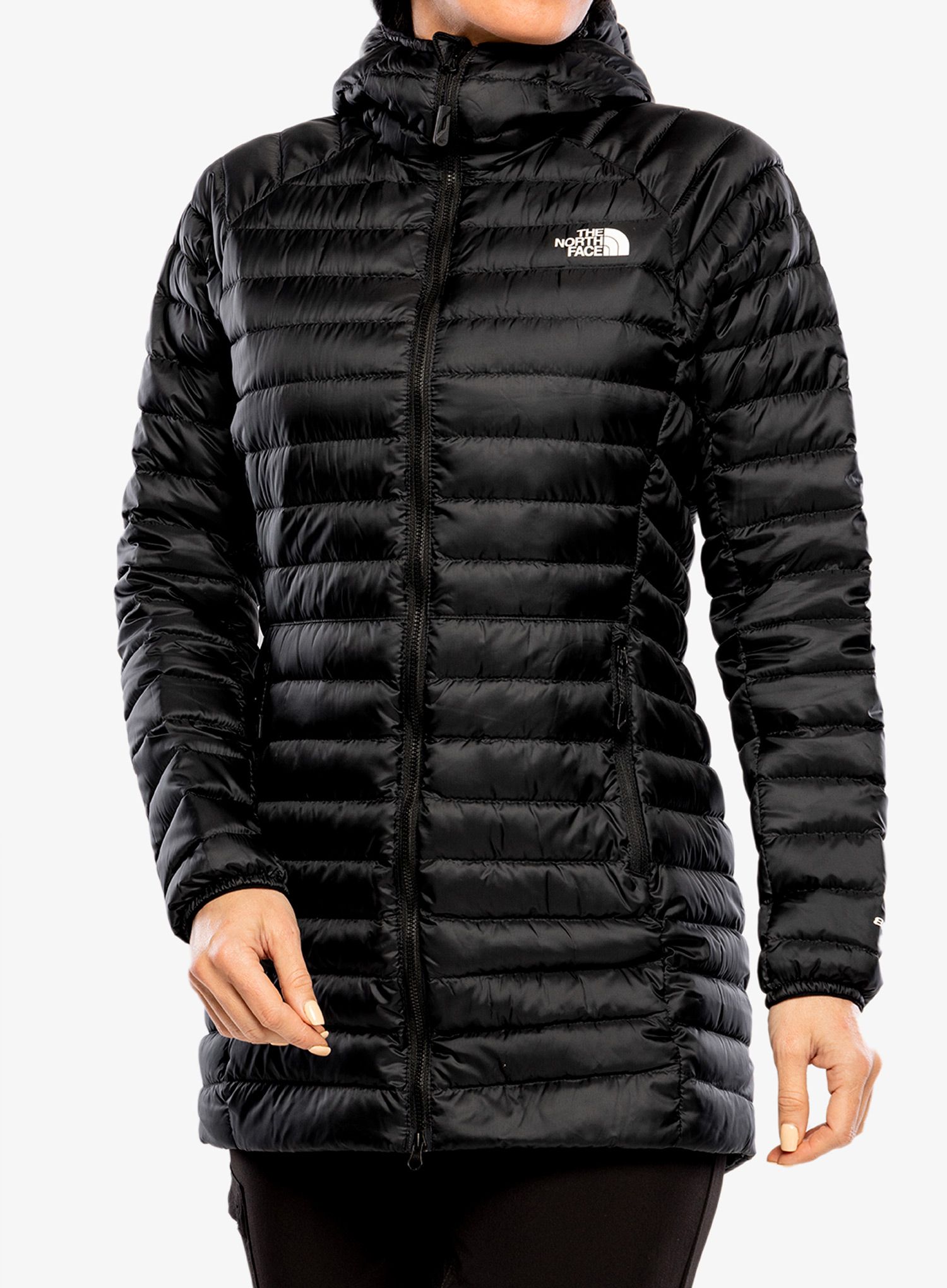Puhast plašč The North Face New Trevail Parka - tnf black