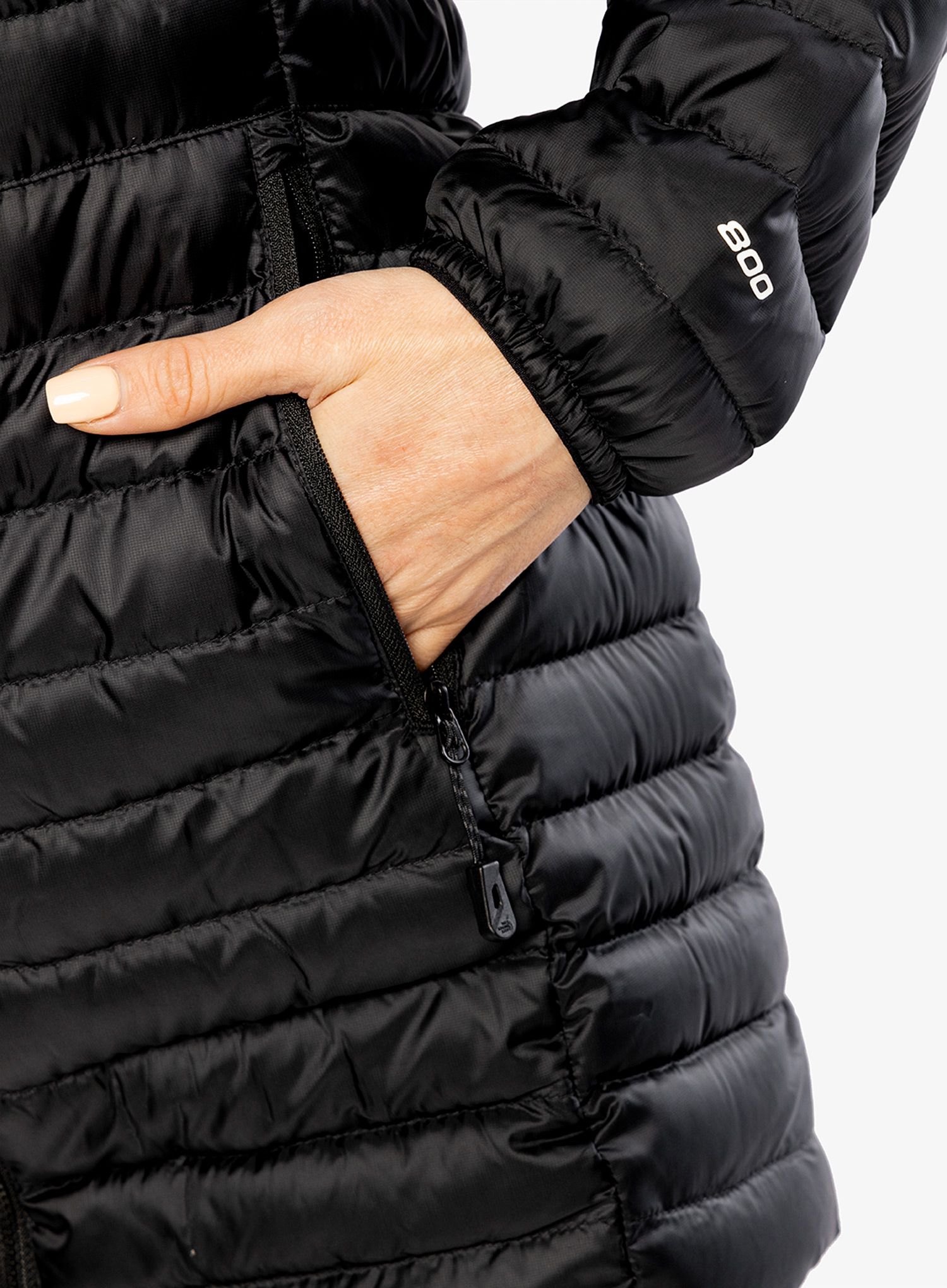 Puhast plašč The North Face New Trevail Parka - tnf black