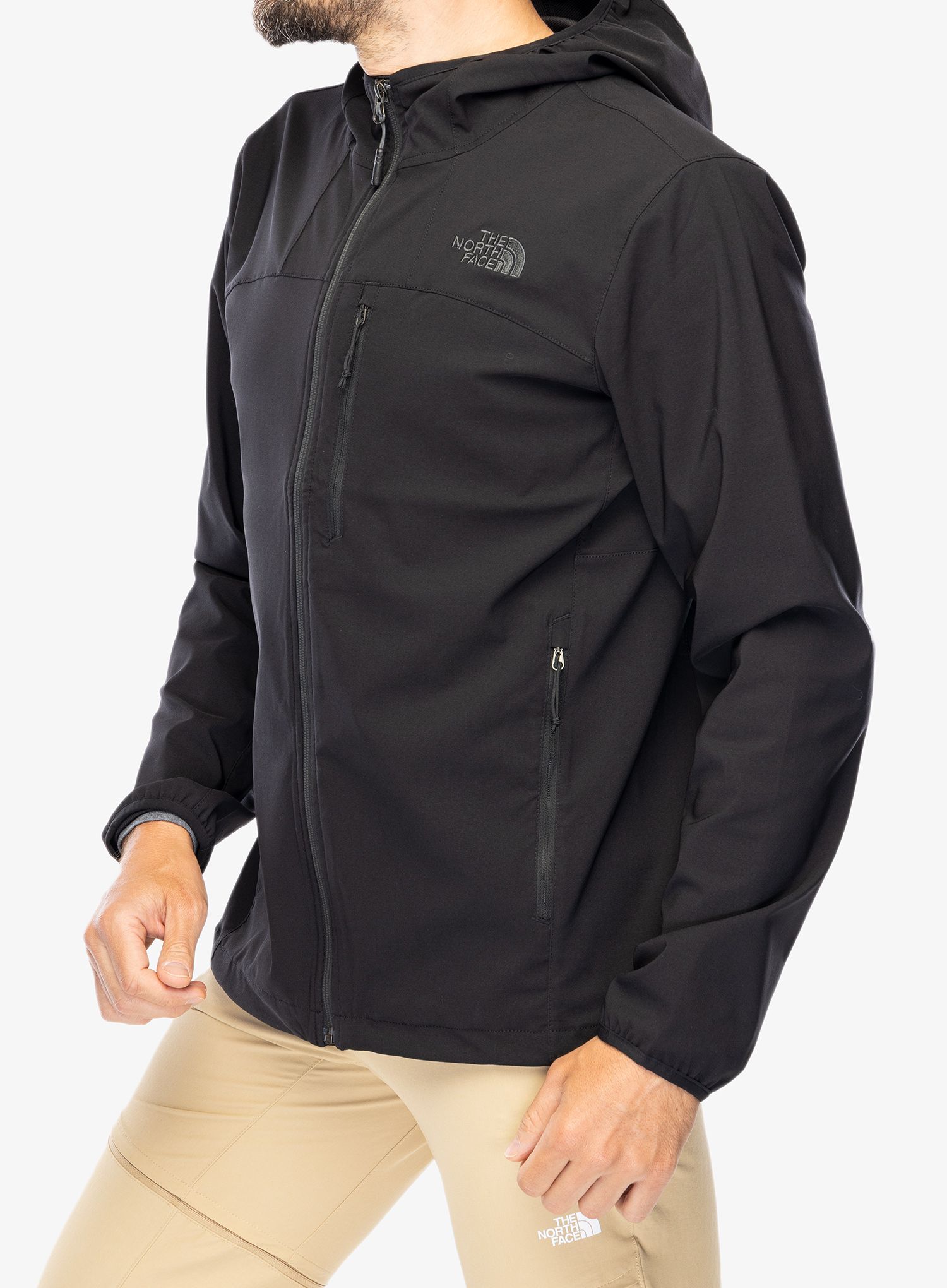 Softshell jakna The North Face Nimble Hoodie - tnf black