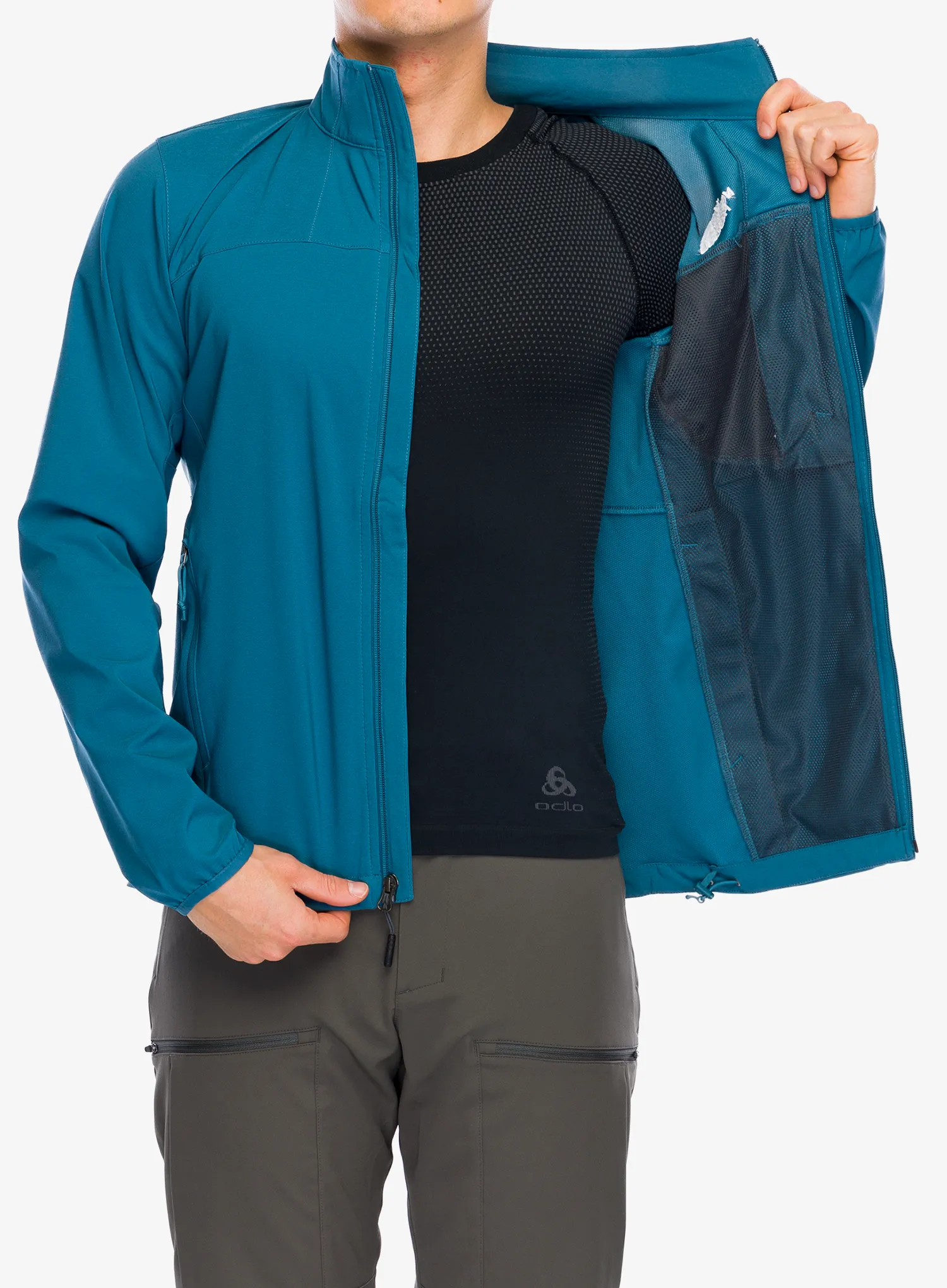 Softshell jakna The North Face Nimble Jacket - mallard blue